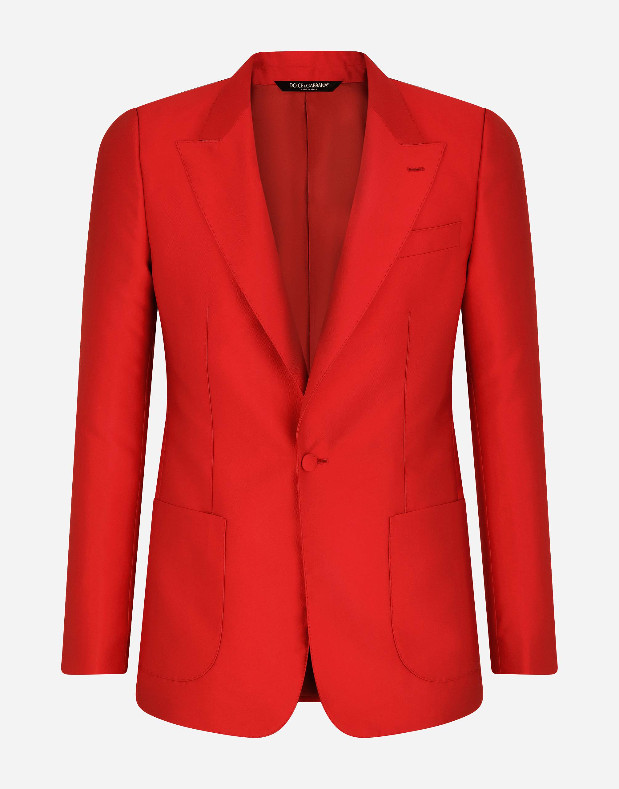 Mikado Portofino jacket in Red