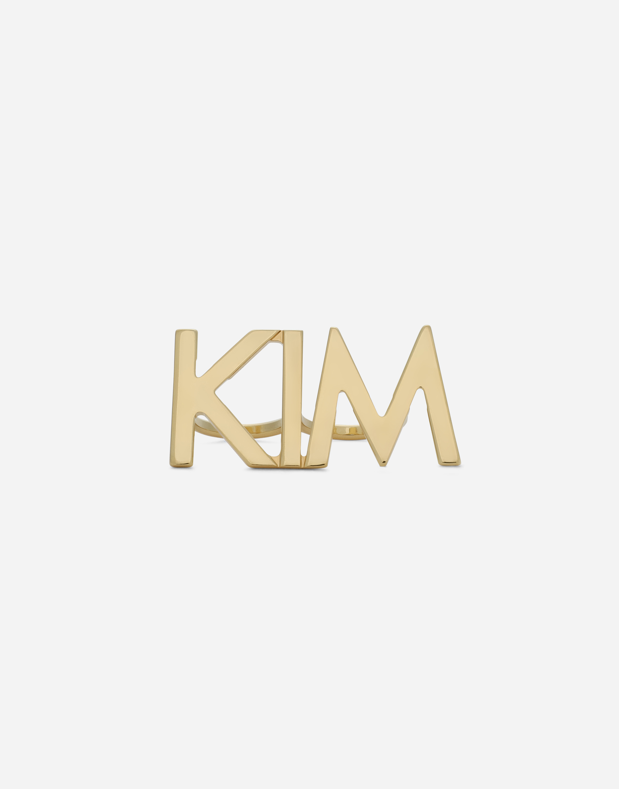 KIM DOLCE&GABBANA Double “KIM” ring in Gold