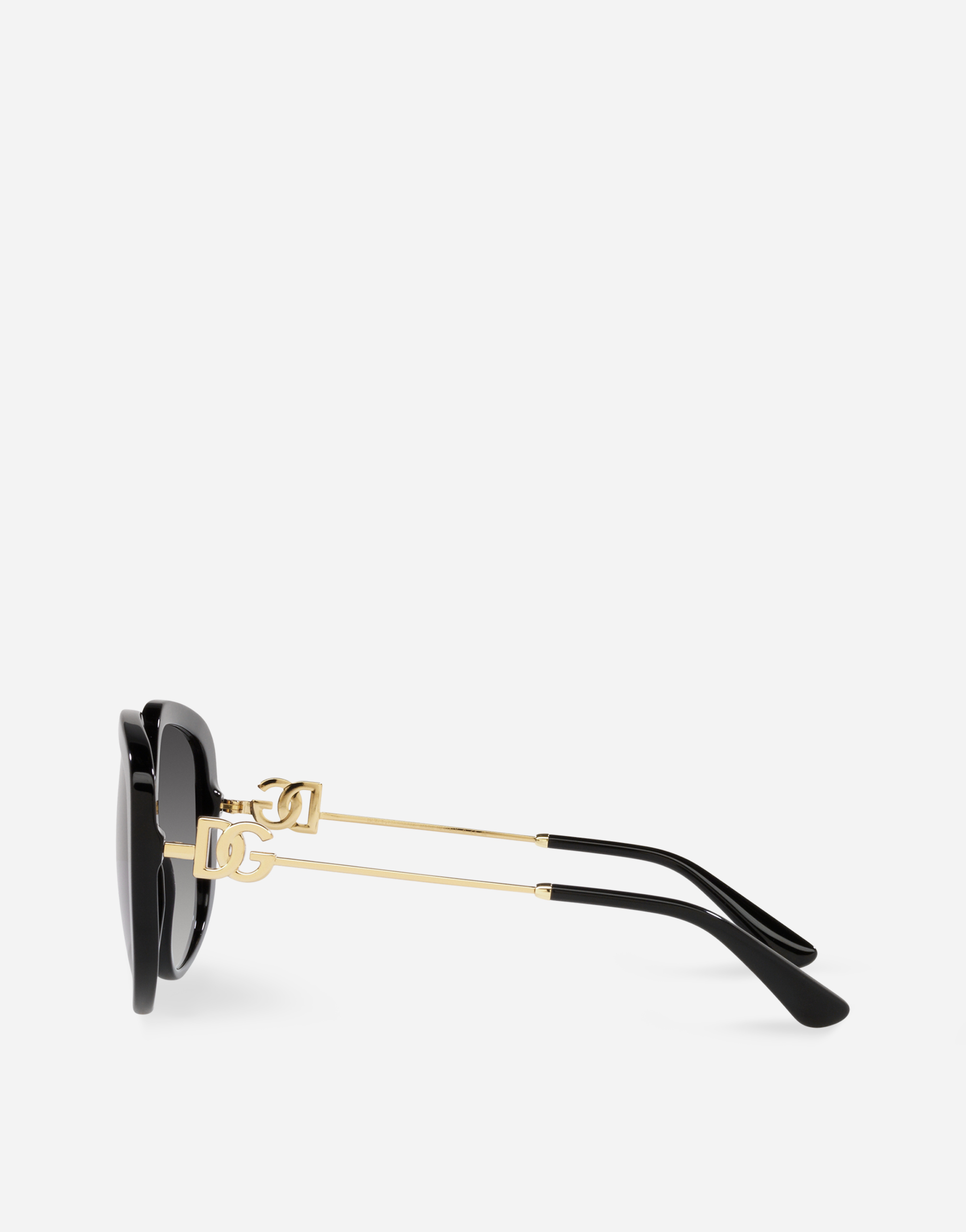 Shop Dolce & Gabbana Dd Light Sunglasses In Black