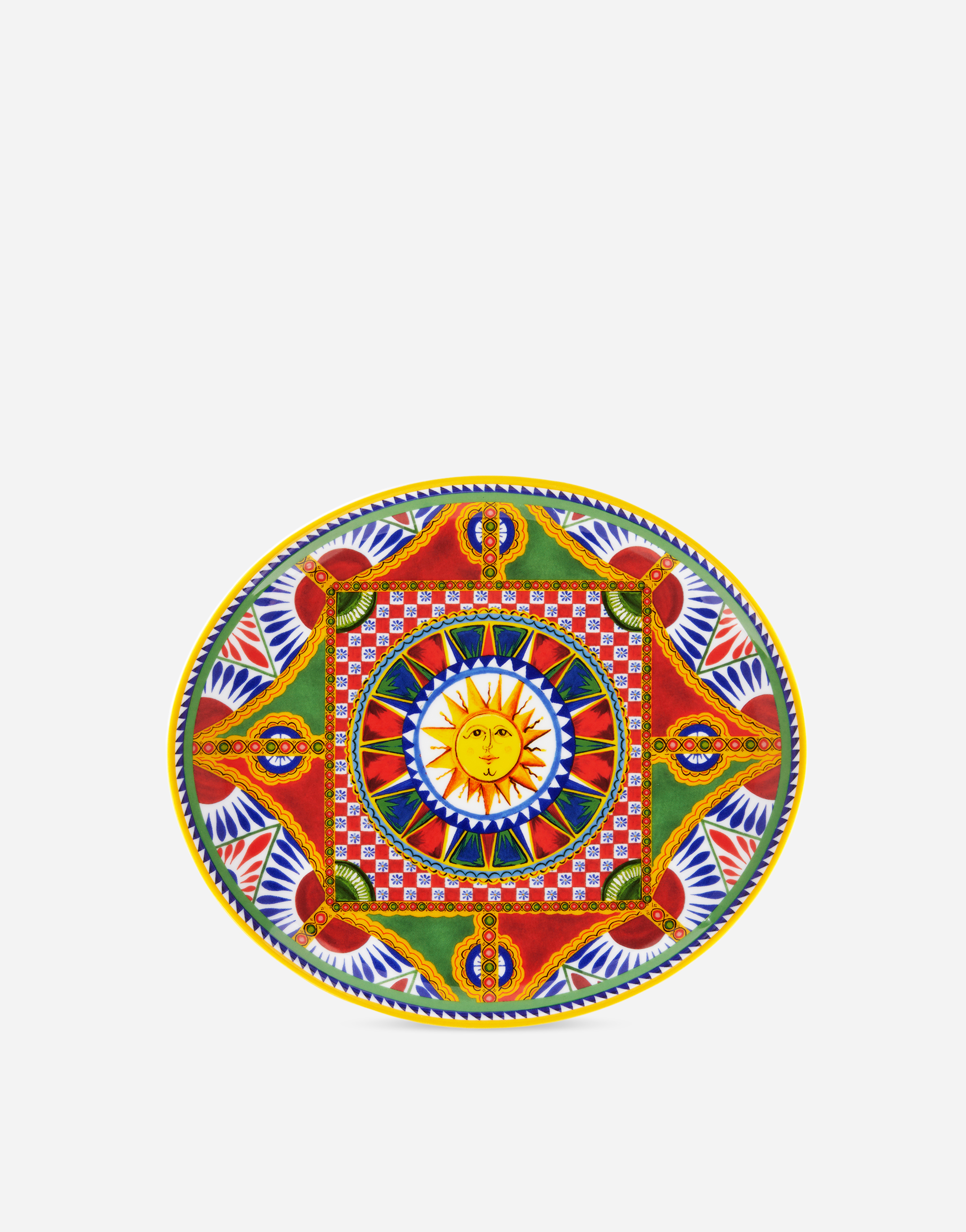 Porcelain Platter in Multicolor