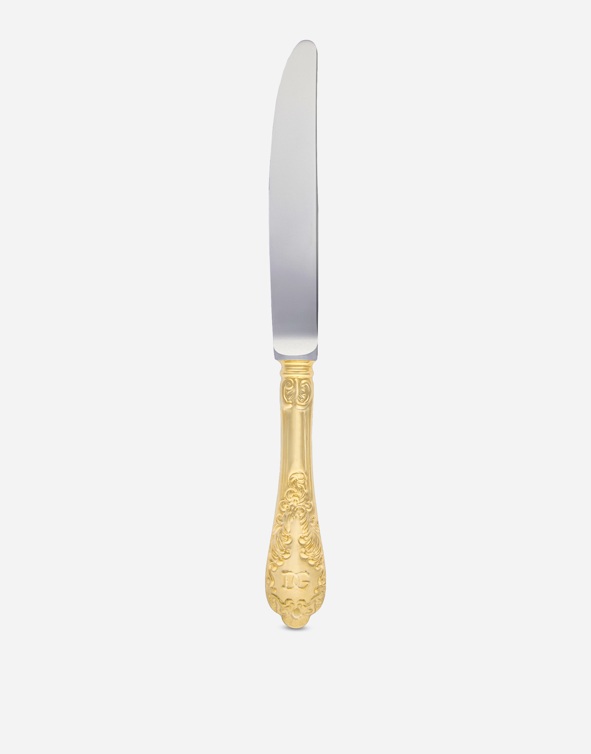 24k Gold Plated Dinner Knife in Multicolor