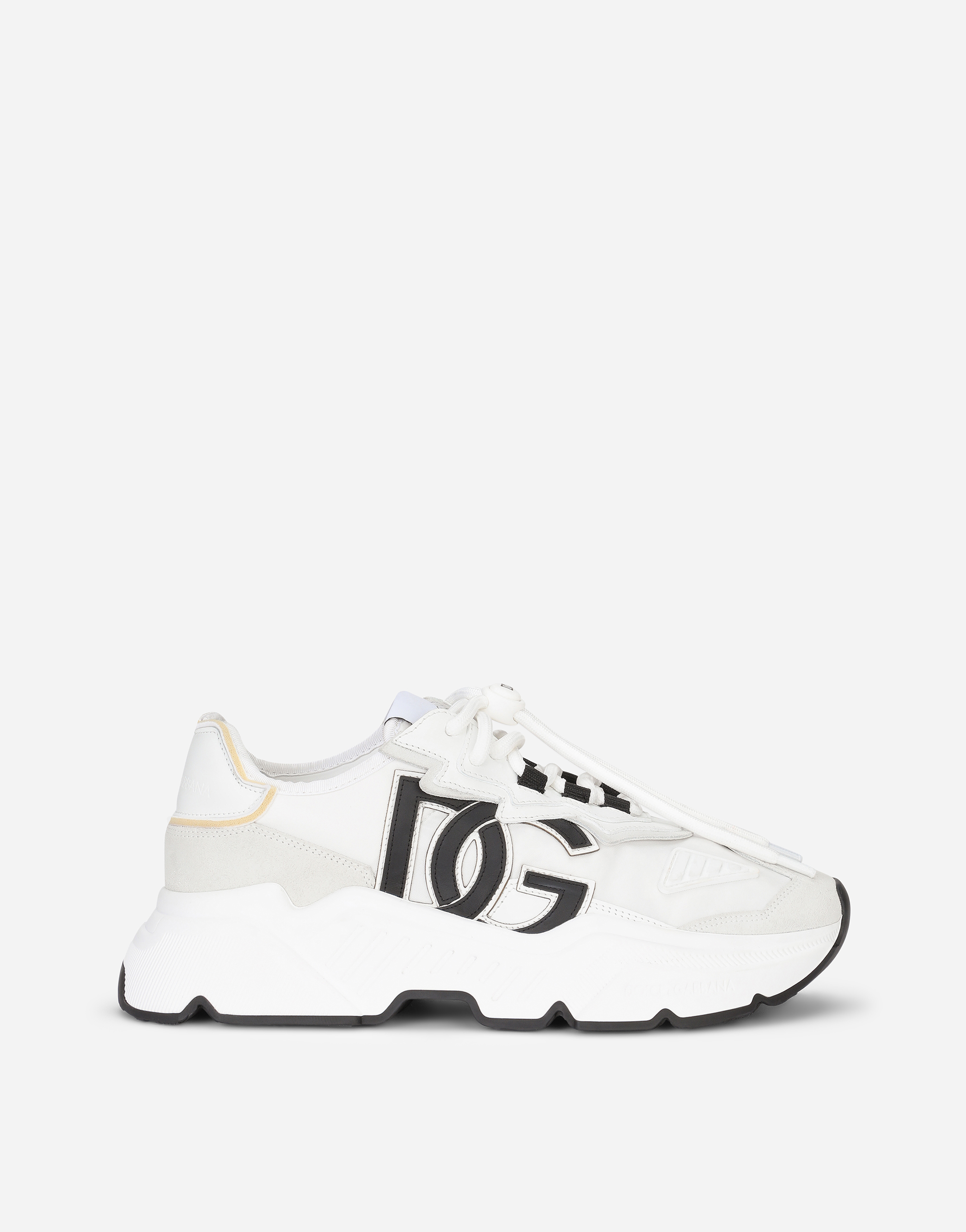 Mixed-material Daymaster sneakers in White | Dolce&Gabbana®