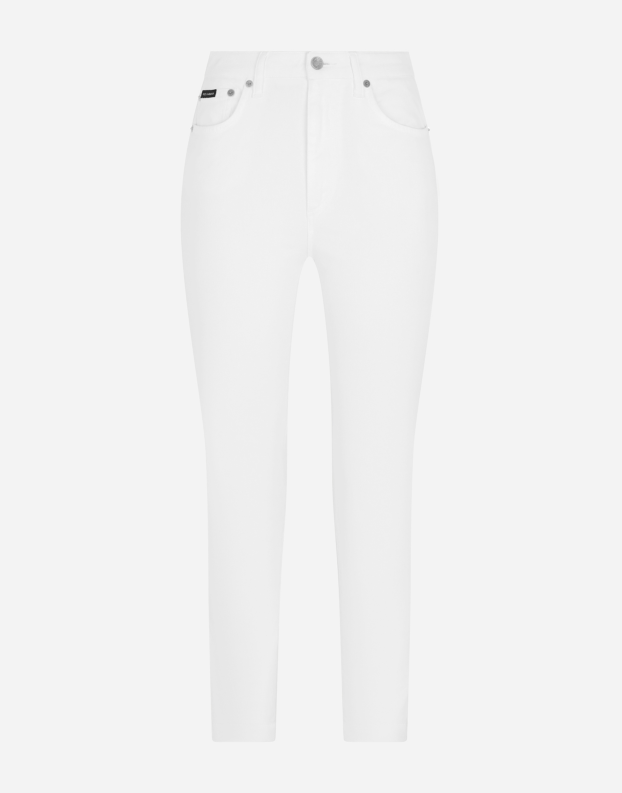 White denim Audrey jeans in White