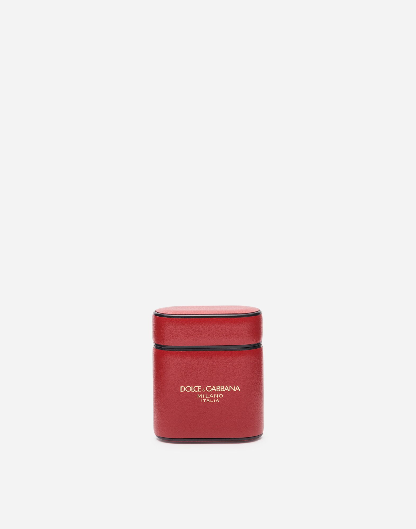 Airpods cover in gange calfskin in Red