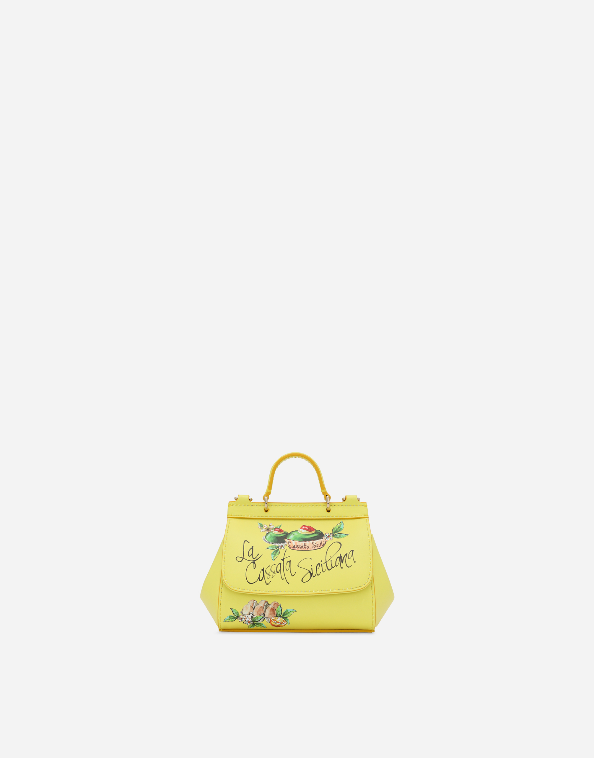 Capri-print mini Sicily bag in Multicolor