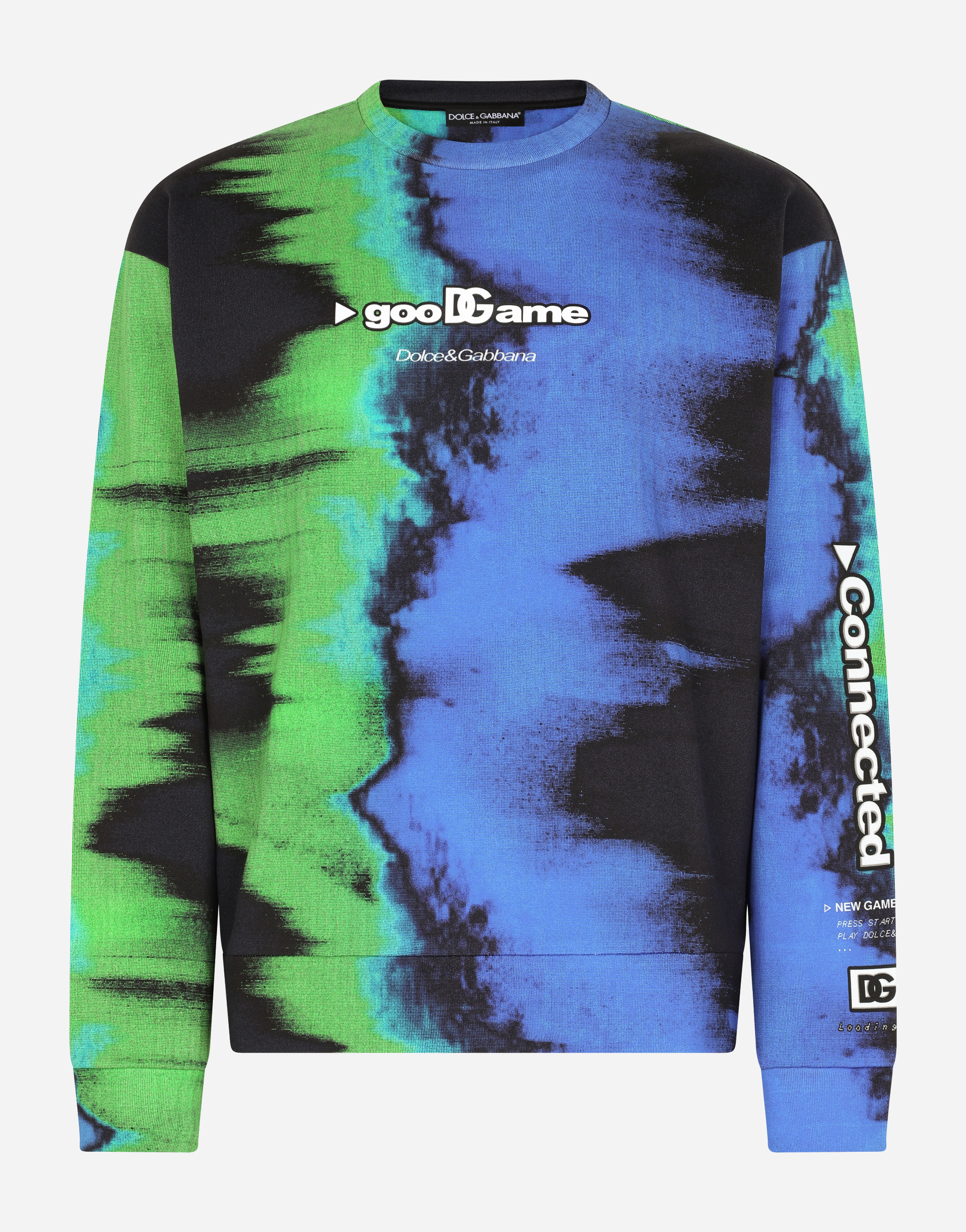 Multi-colored jersey sweatshirt with GooDGame print in Multicolor