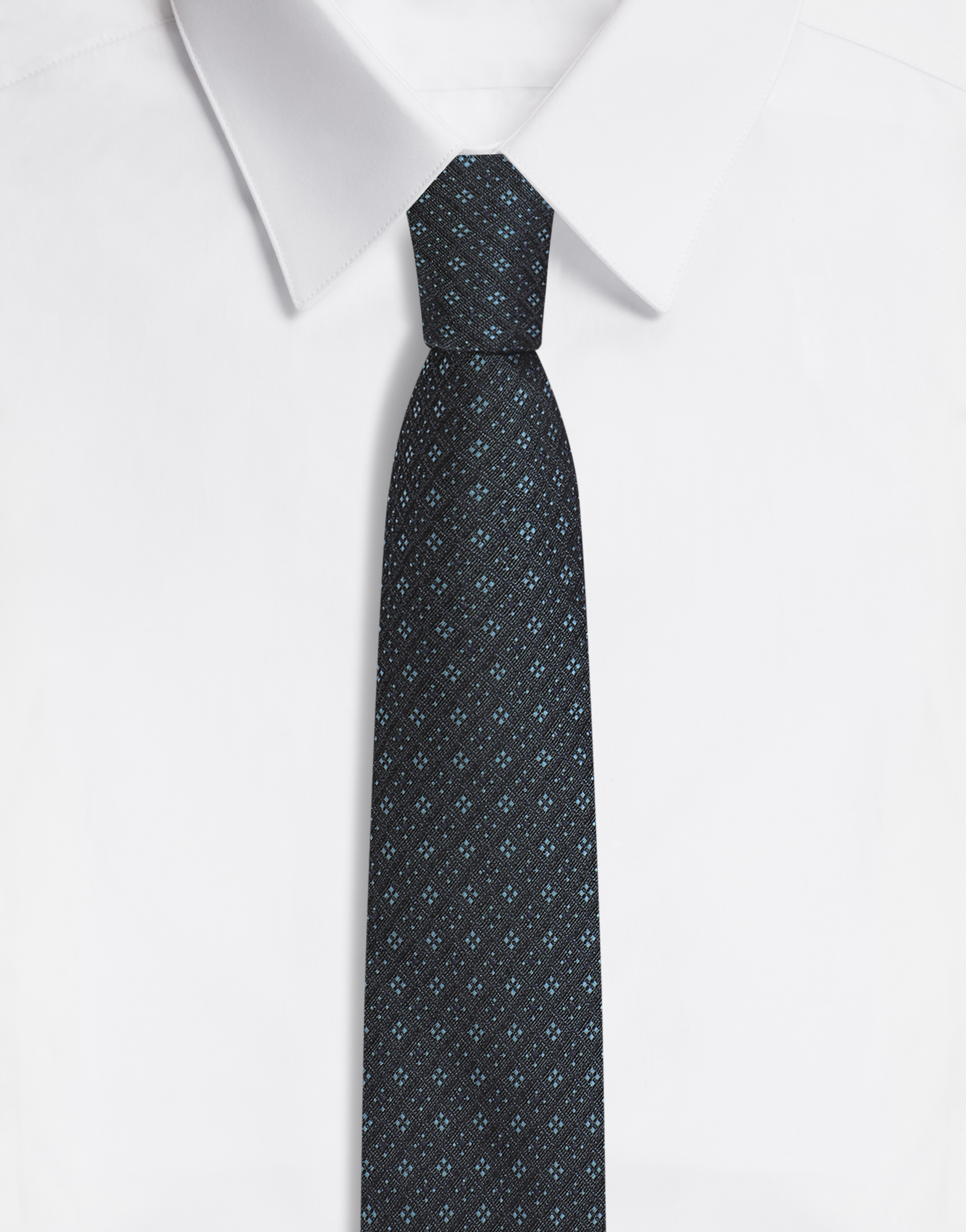 6-cm silk jacquard blade tie in Multicolor