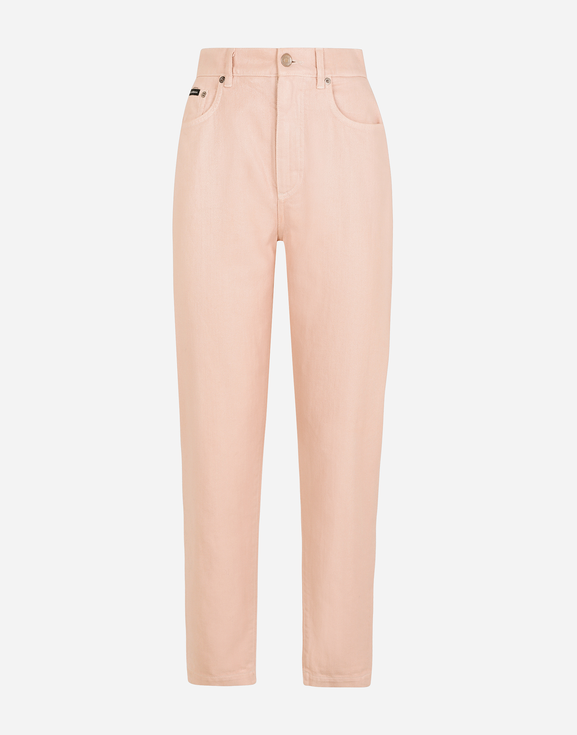 Frosted denim Amber jeans  in Pale Pink