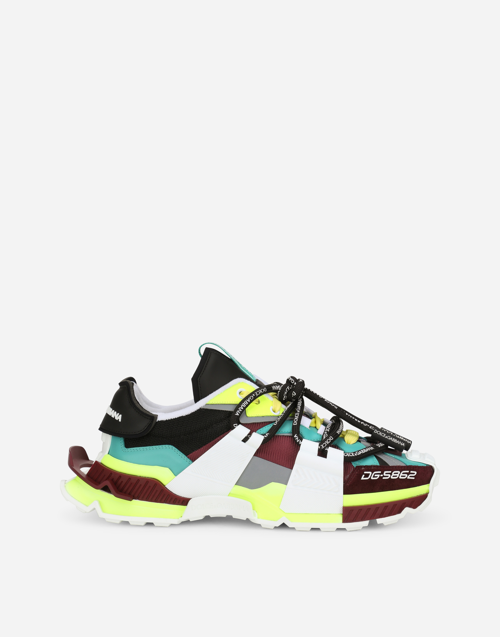 Mixed-materials Space sneakers in Multicolor