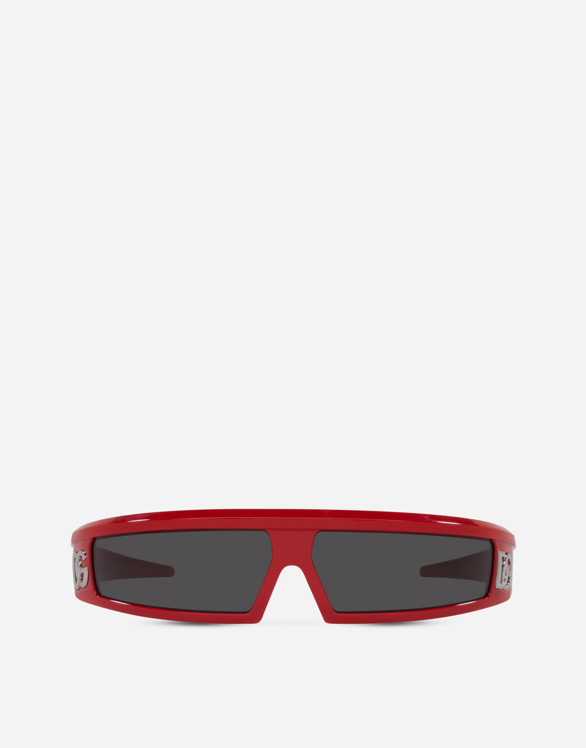 Narrow Sunglasses in Red