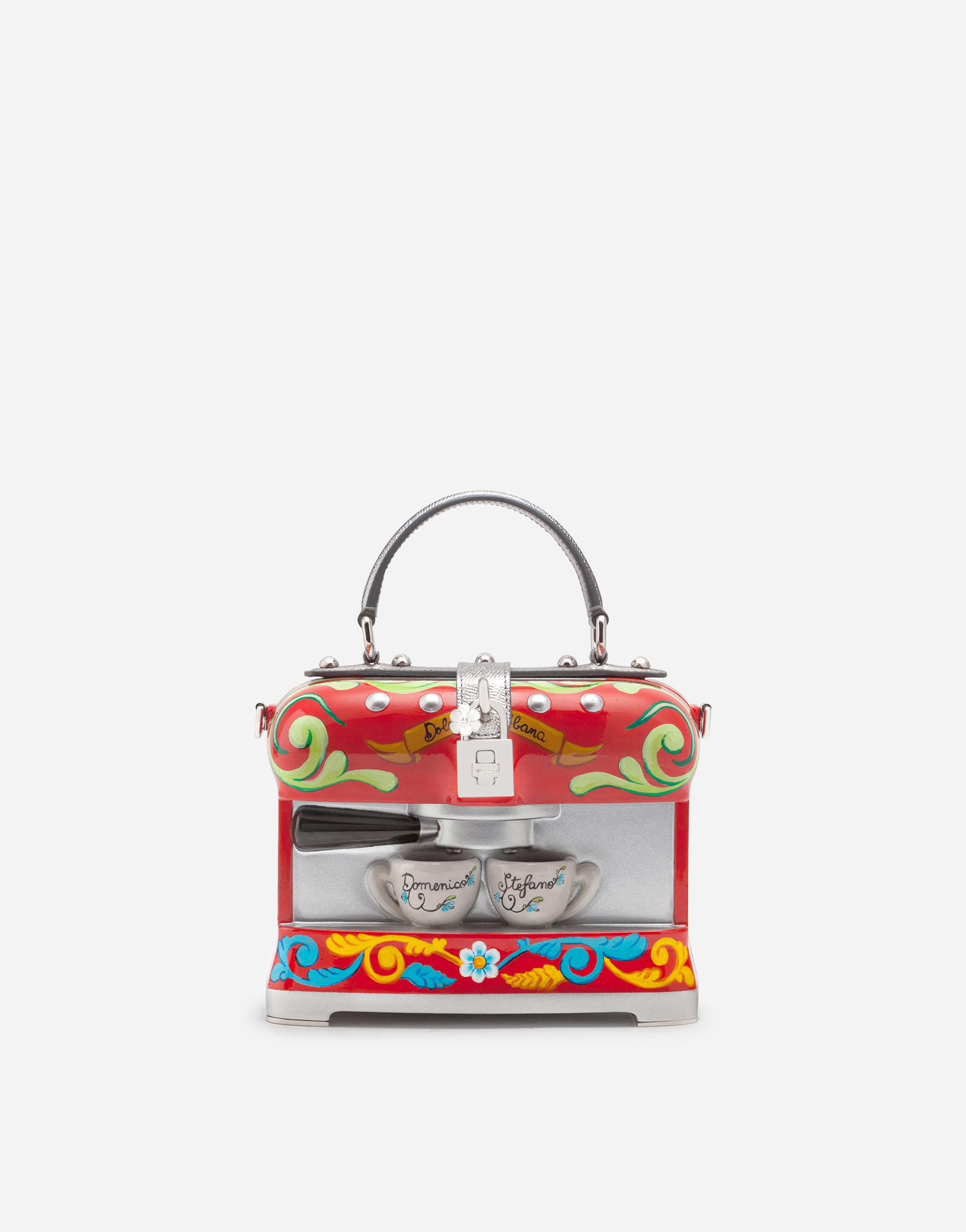 Coffee machine Dolce Box bag with Carretto design in Multicolor for Women |  Dolce&Gabbana®