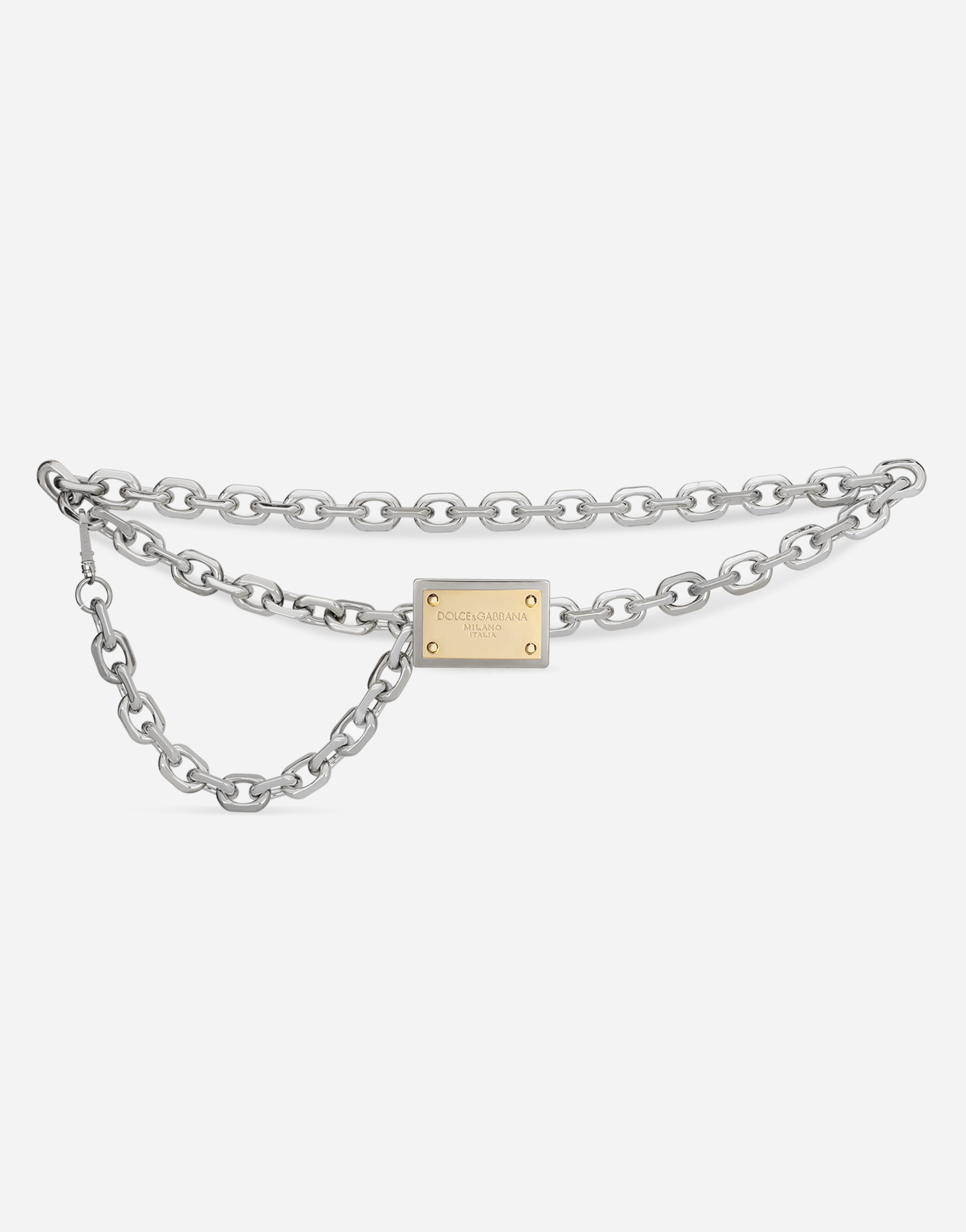 Chain belt in Silver
