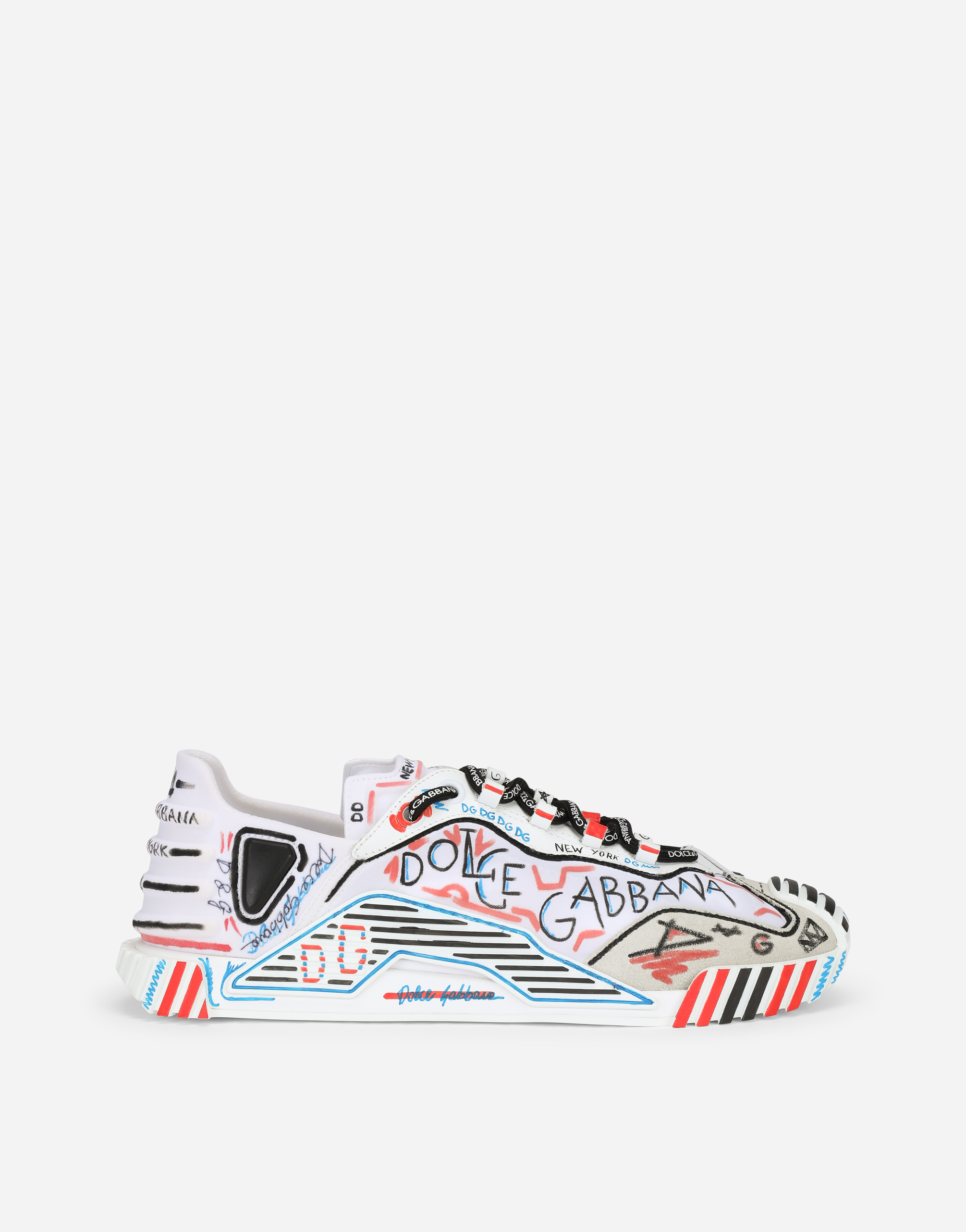 Mixed-materials Miami NS1 slip-on sneakers in New York