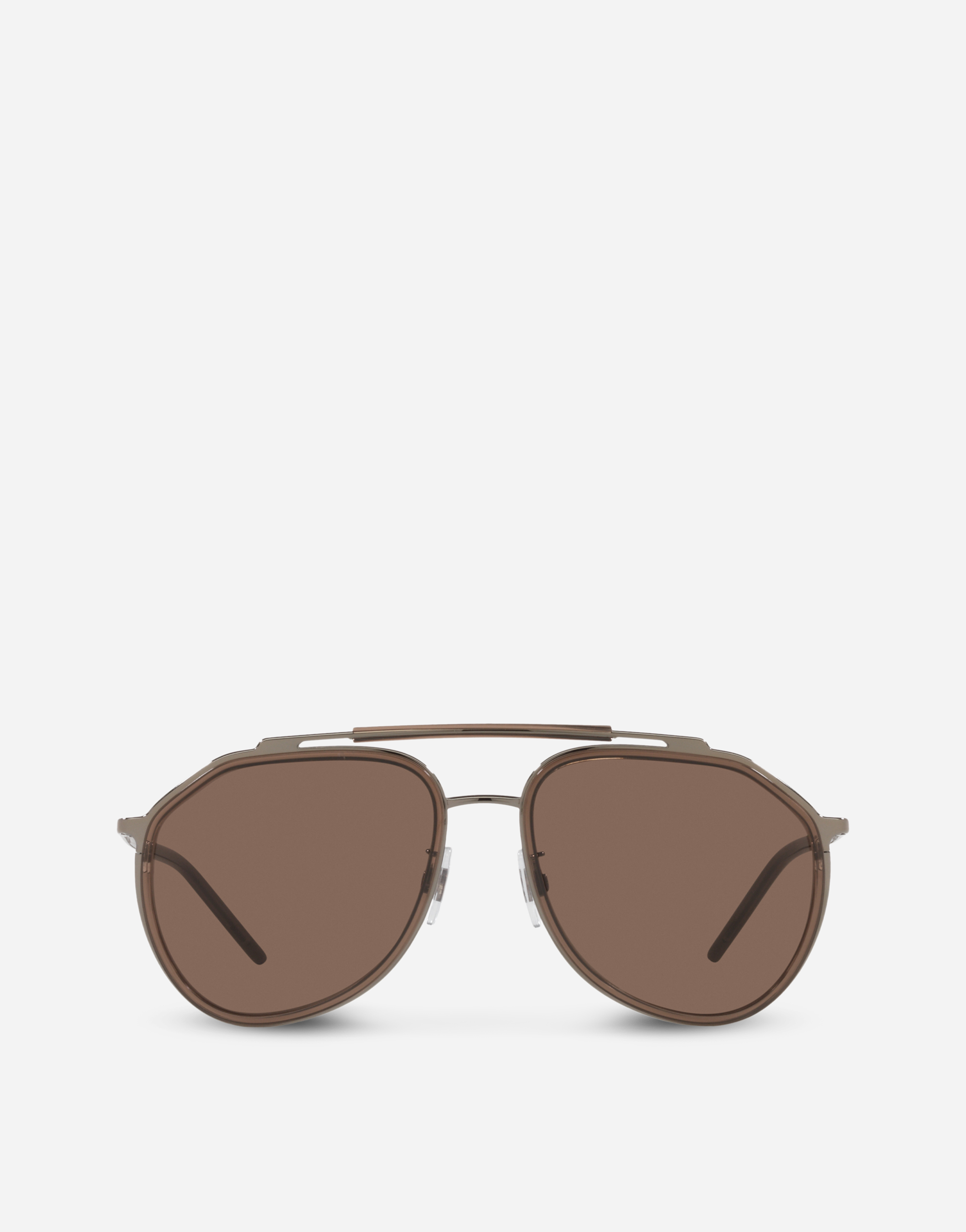 Madison sunglasses in Bronze and brown transparent