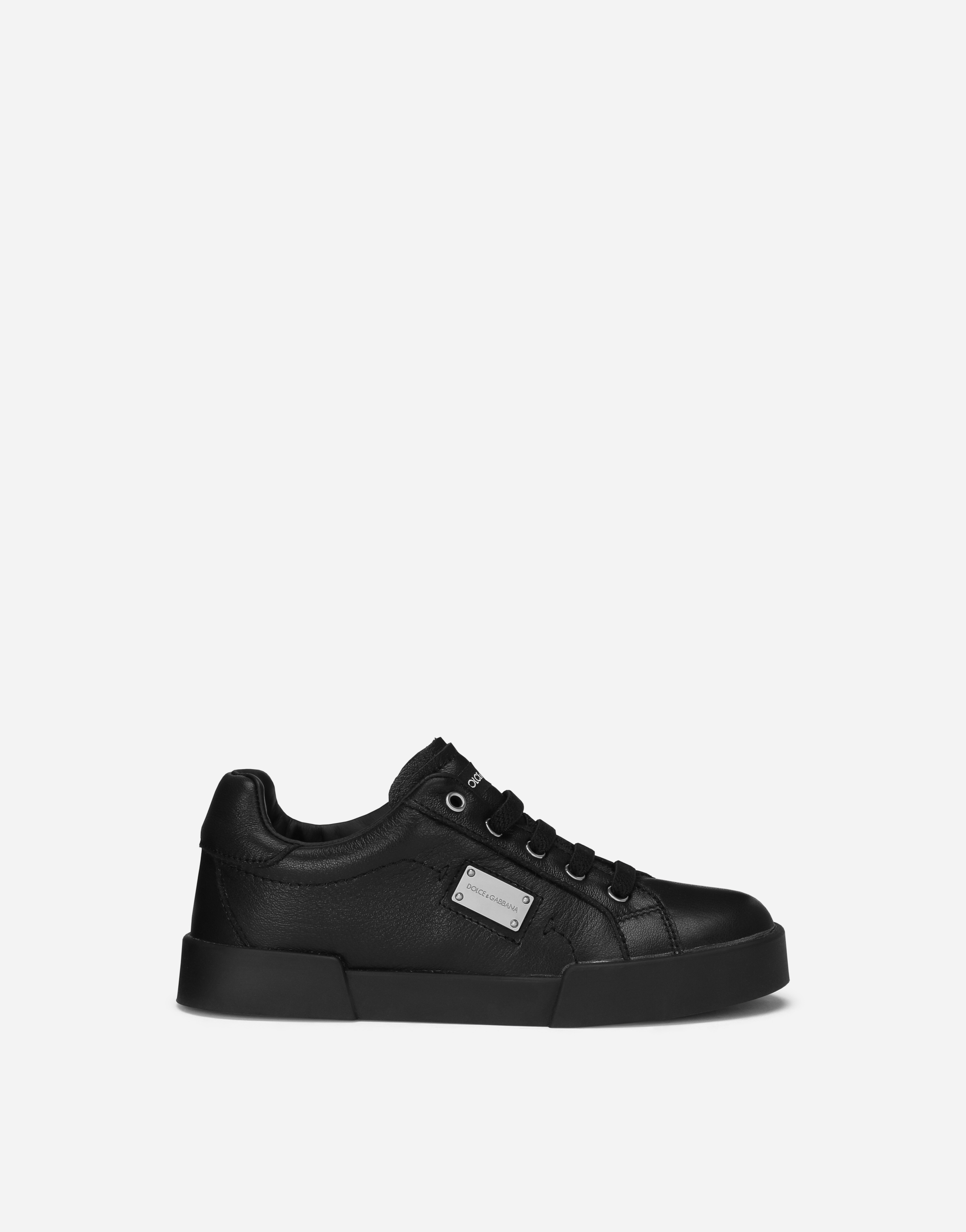 Calfskin Portofino Light sneakers in Black