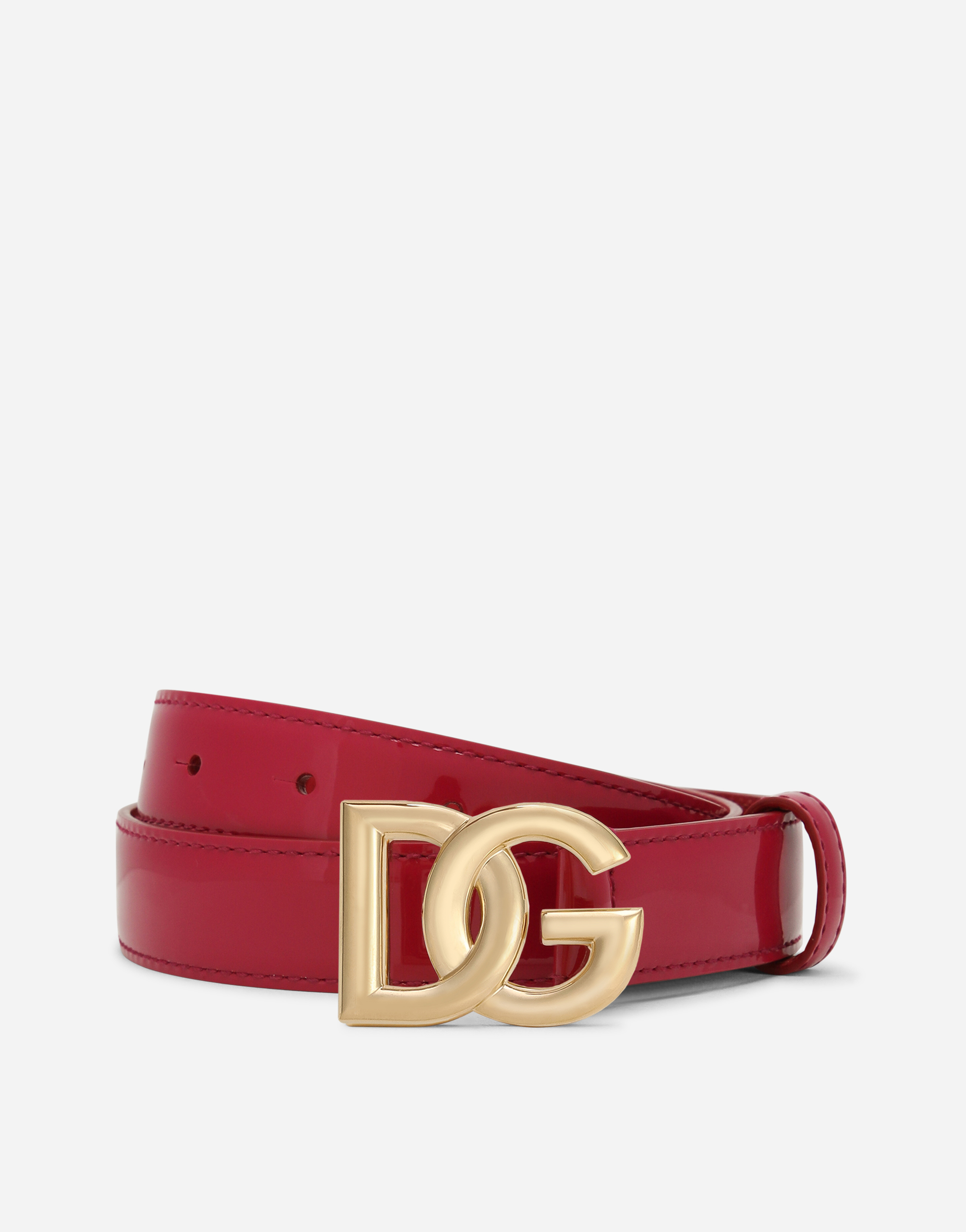 DG logo belt in Fuchsia