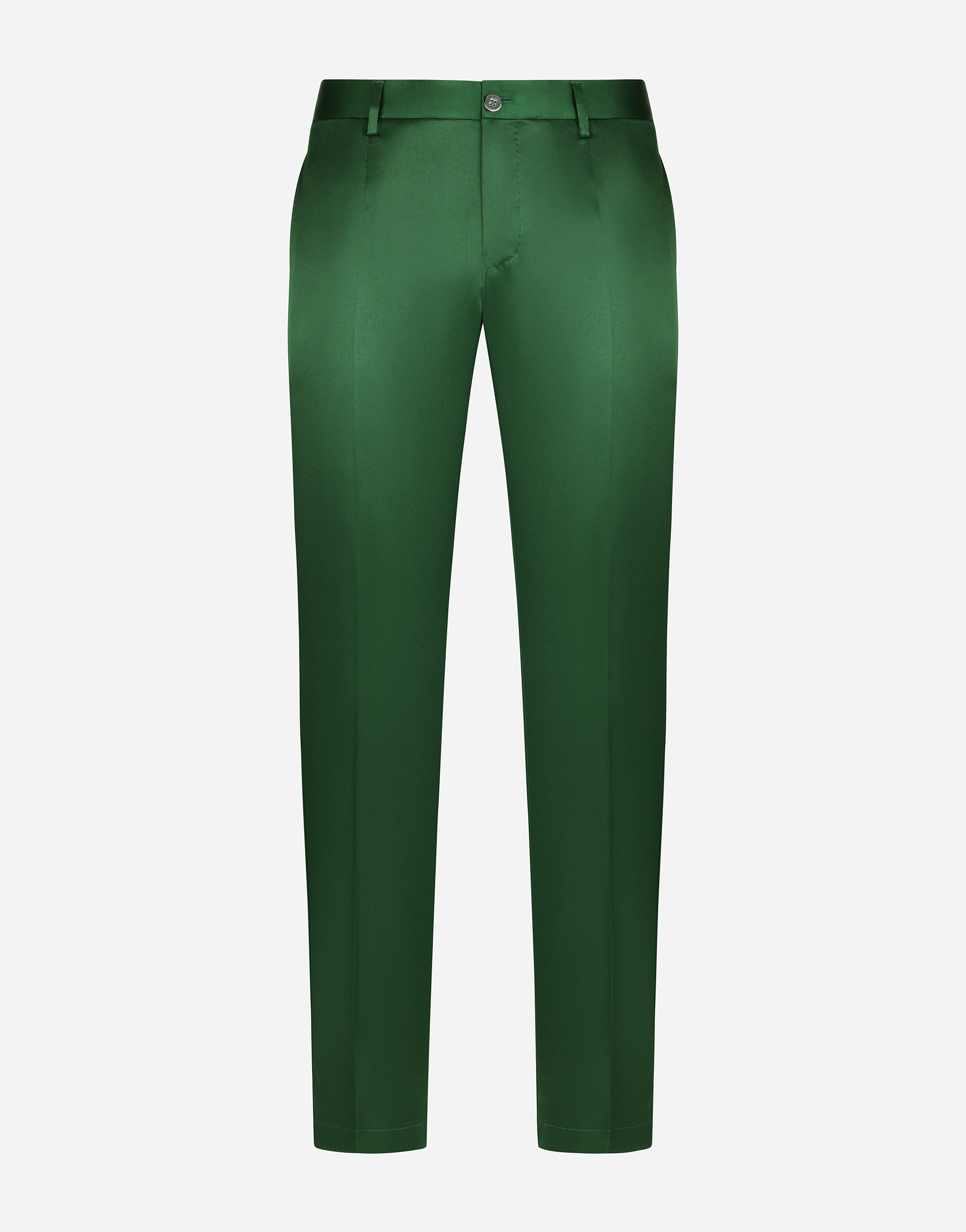 Satin pants in Green