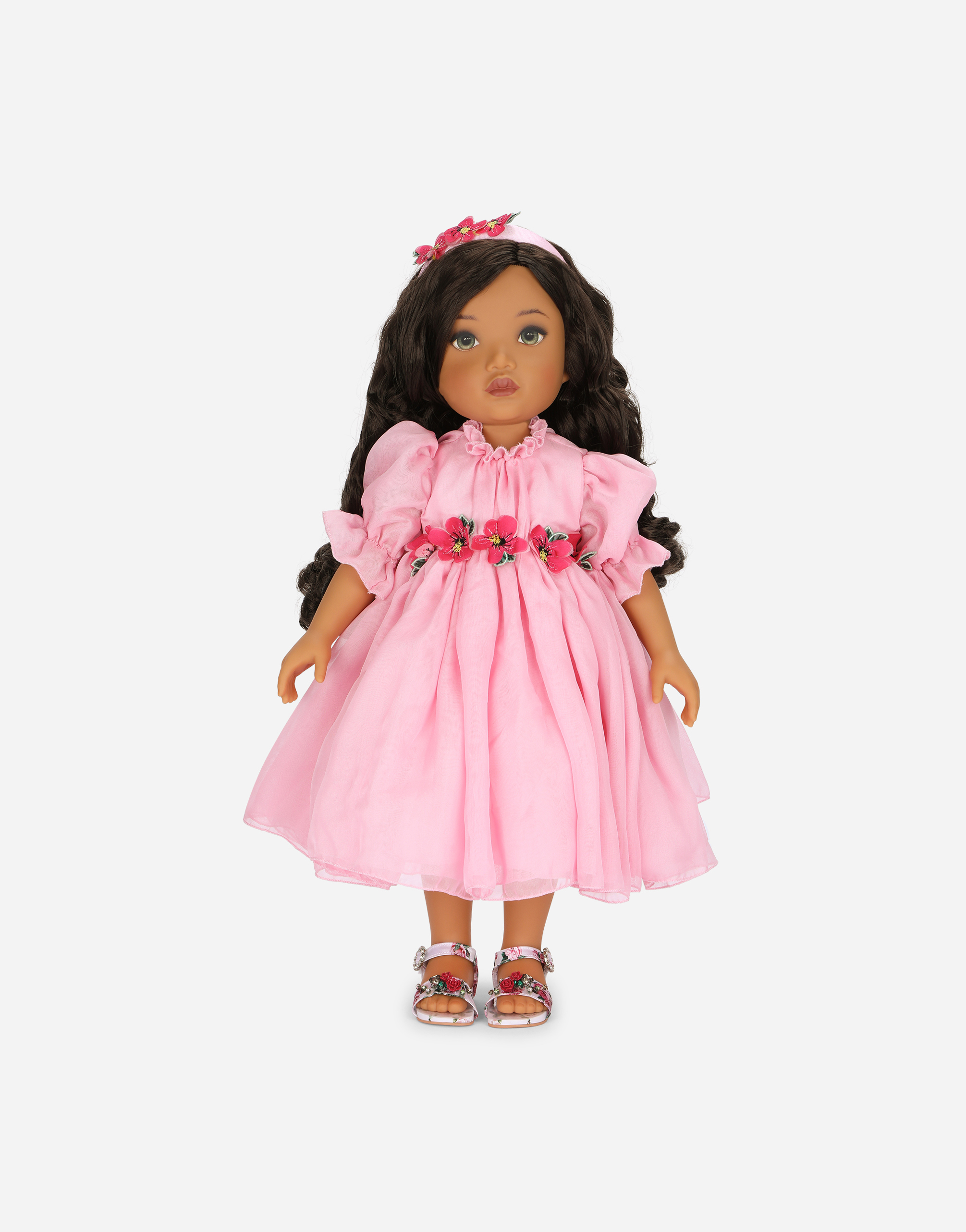Doll with chiffon dress  in Multicolor