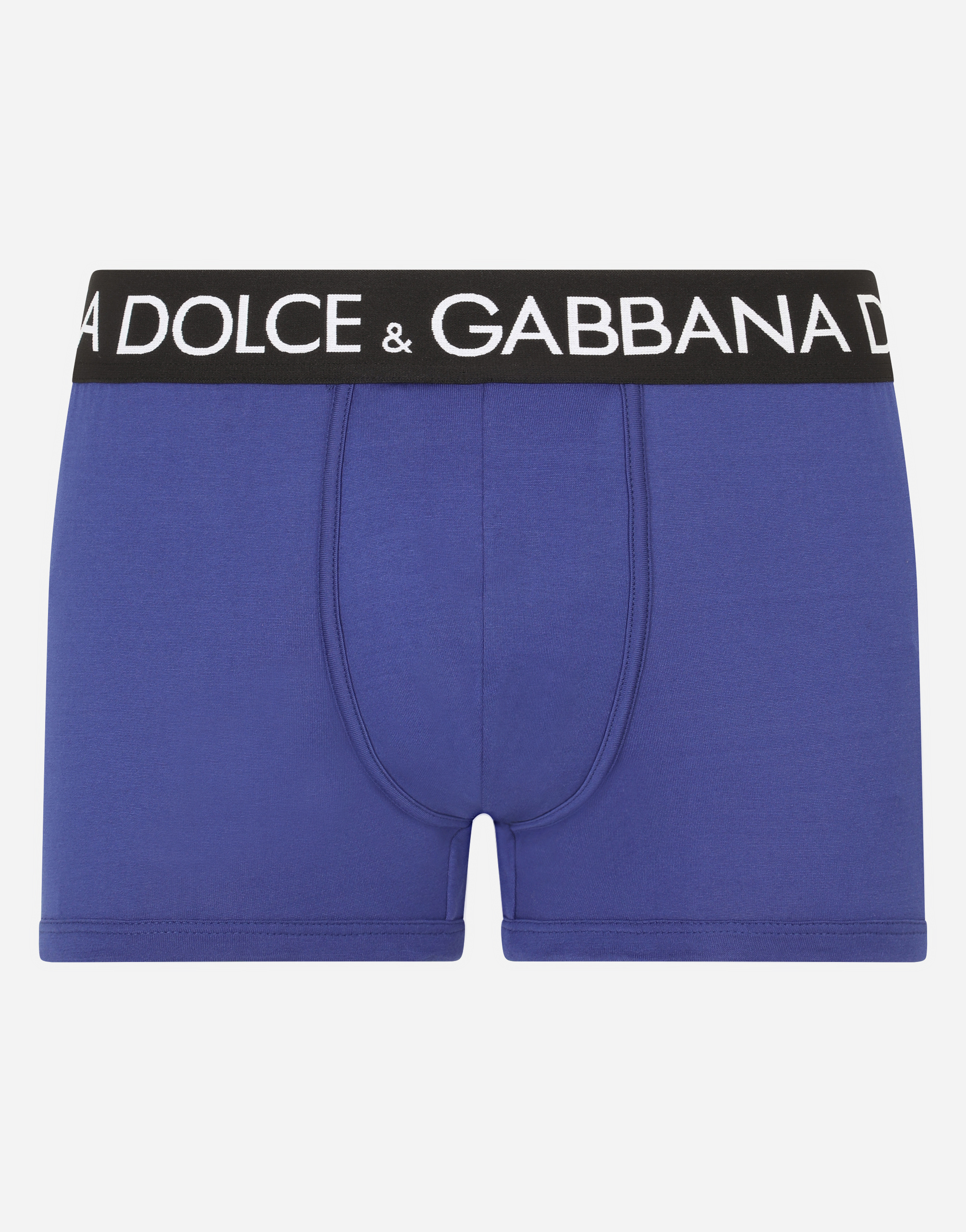 Two-way stretch cotton boxers in Purple