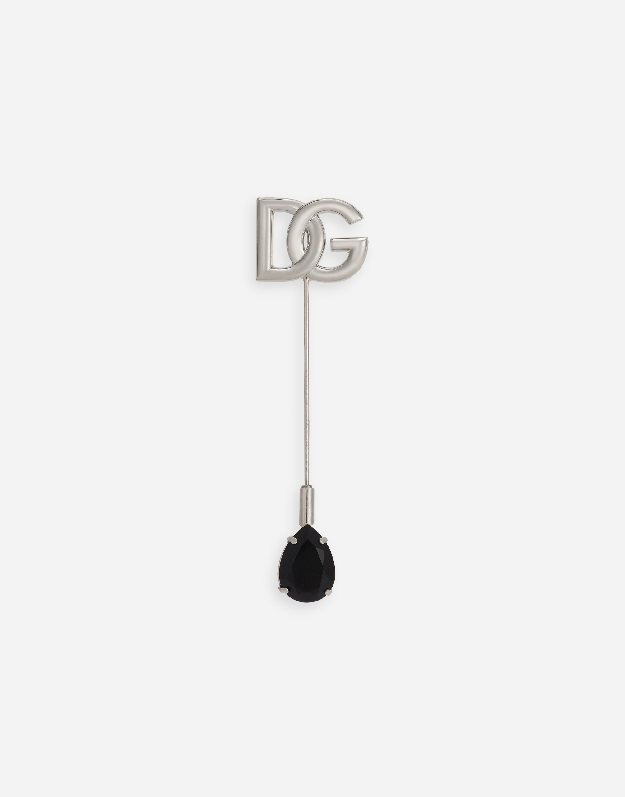 DG logo lapel pin in Silver