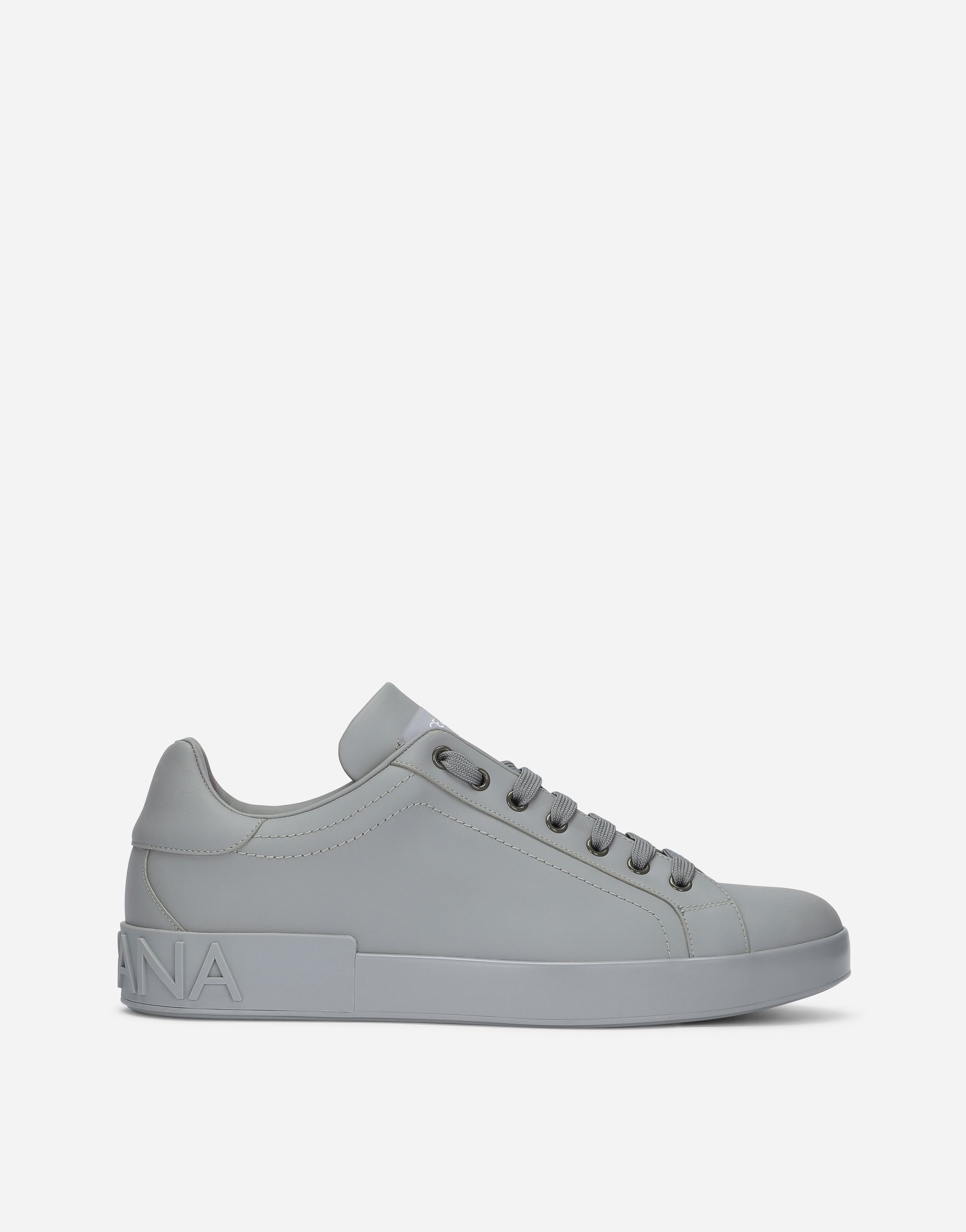 Calfskin Portofino sneakers in Grey