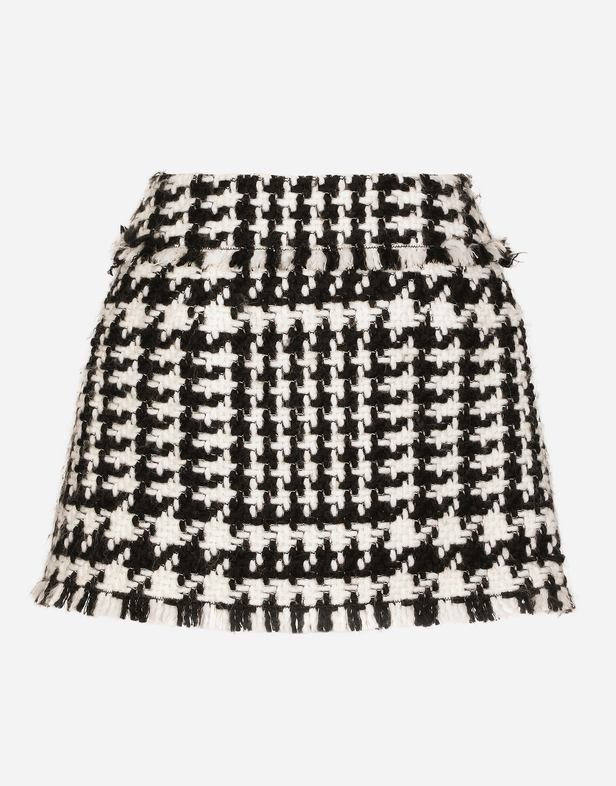 Houndstooth miniskirt in Multicolor