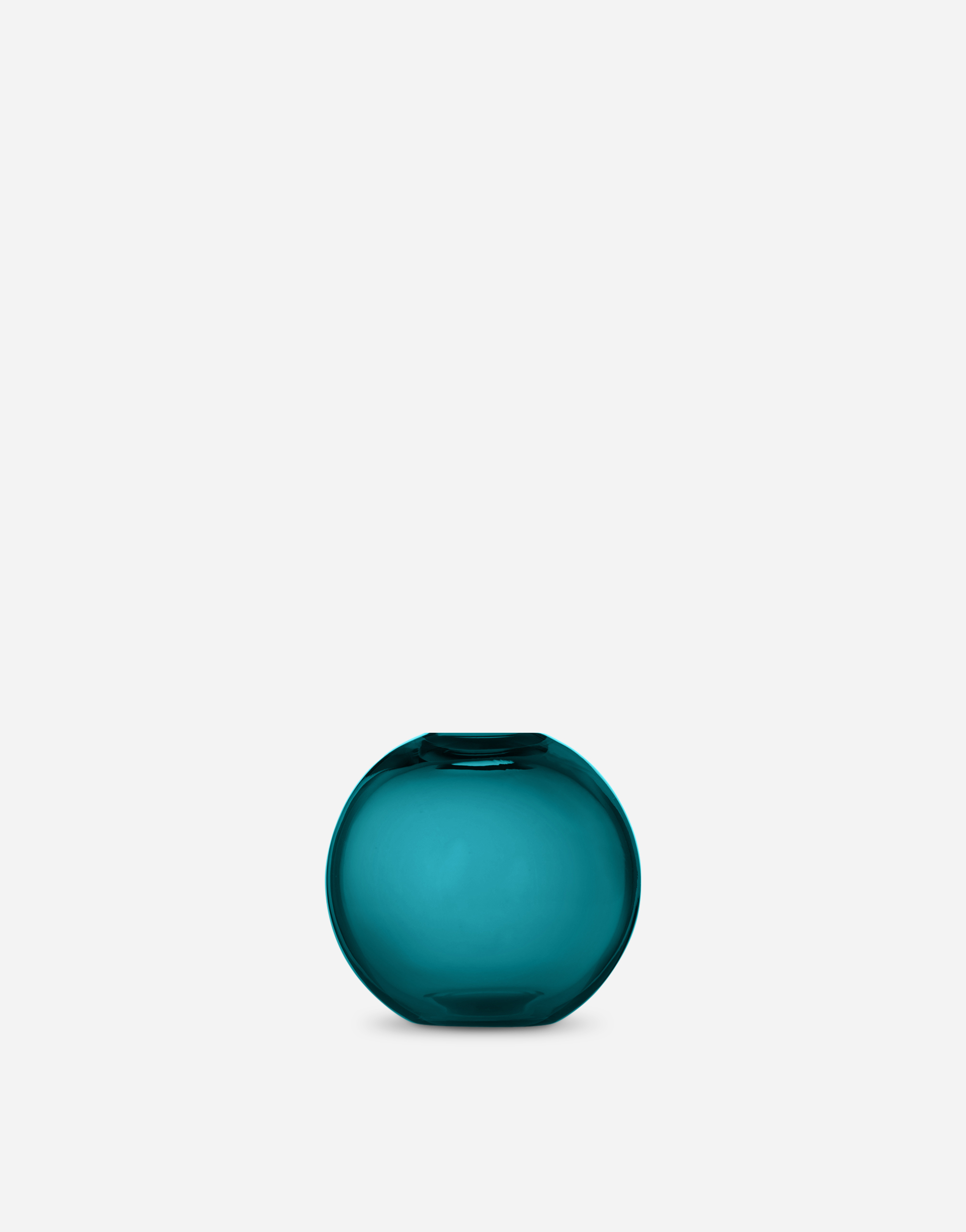 Small Vase in Transparent Murano Glass in Multicolor