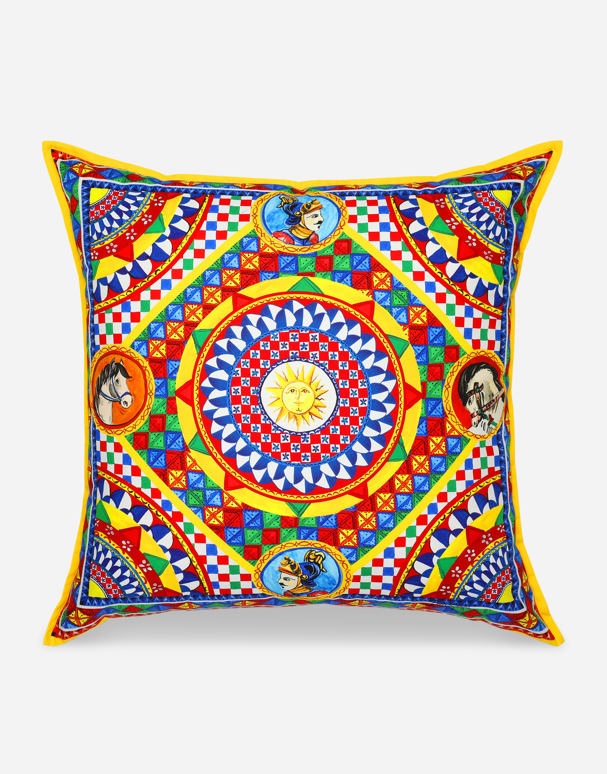Canvas Cushion extra large in Multicolor