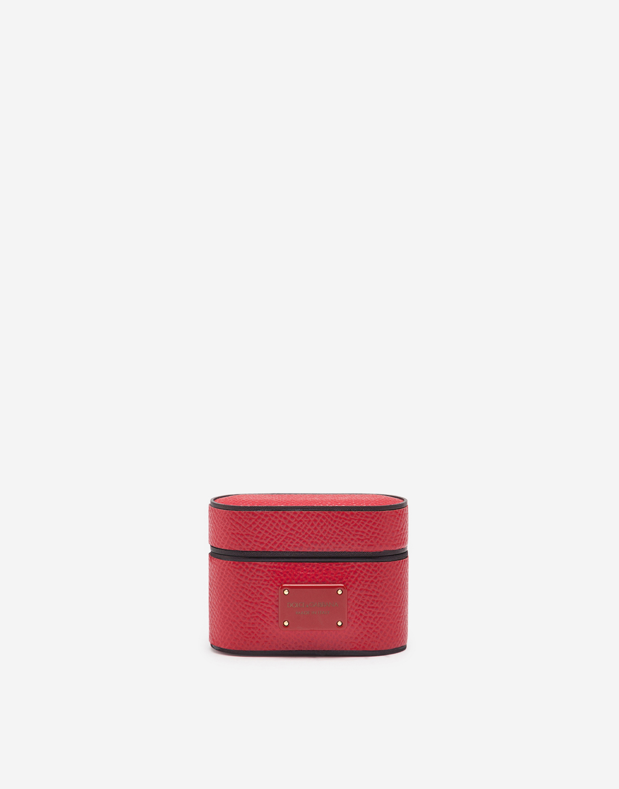 Dauphine calfskin airpods pro case in Red