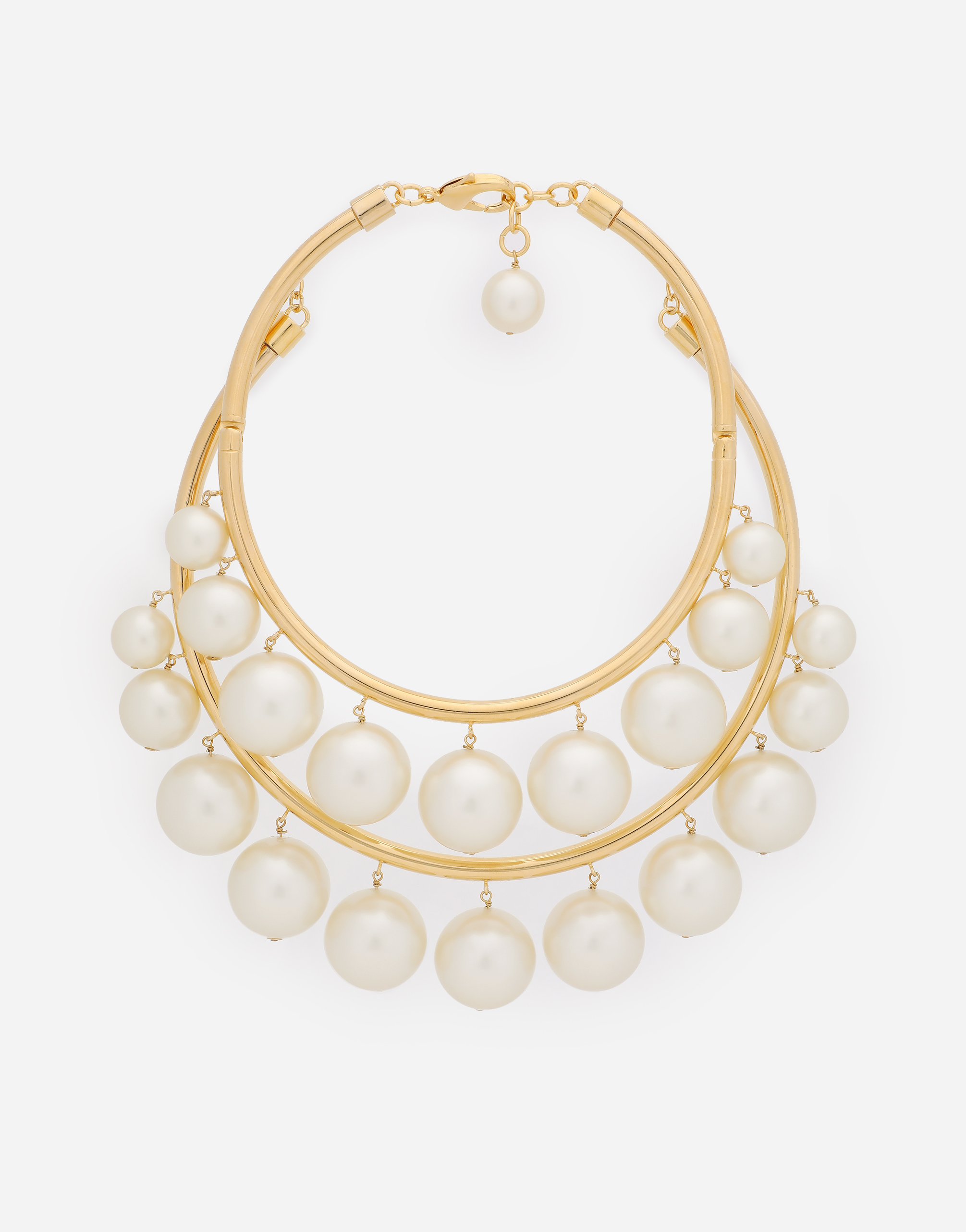 Choker with maxi-balls in Gold