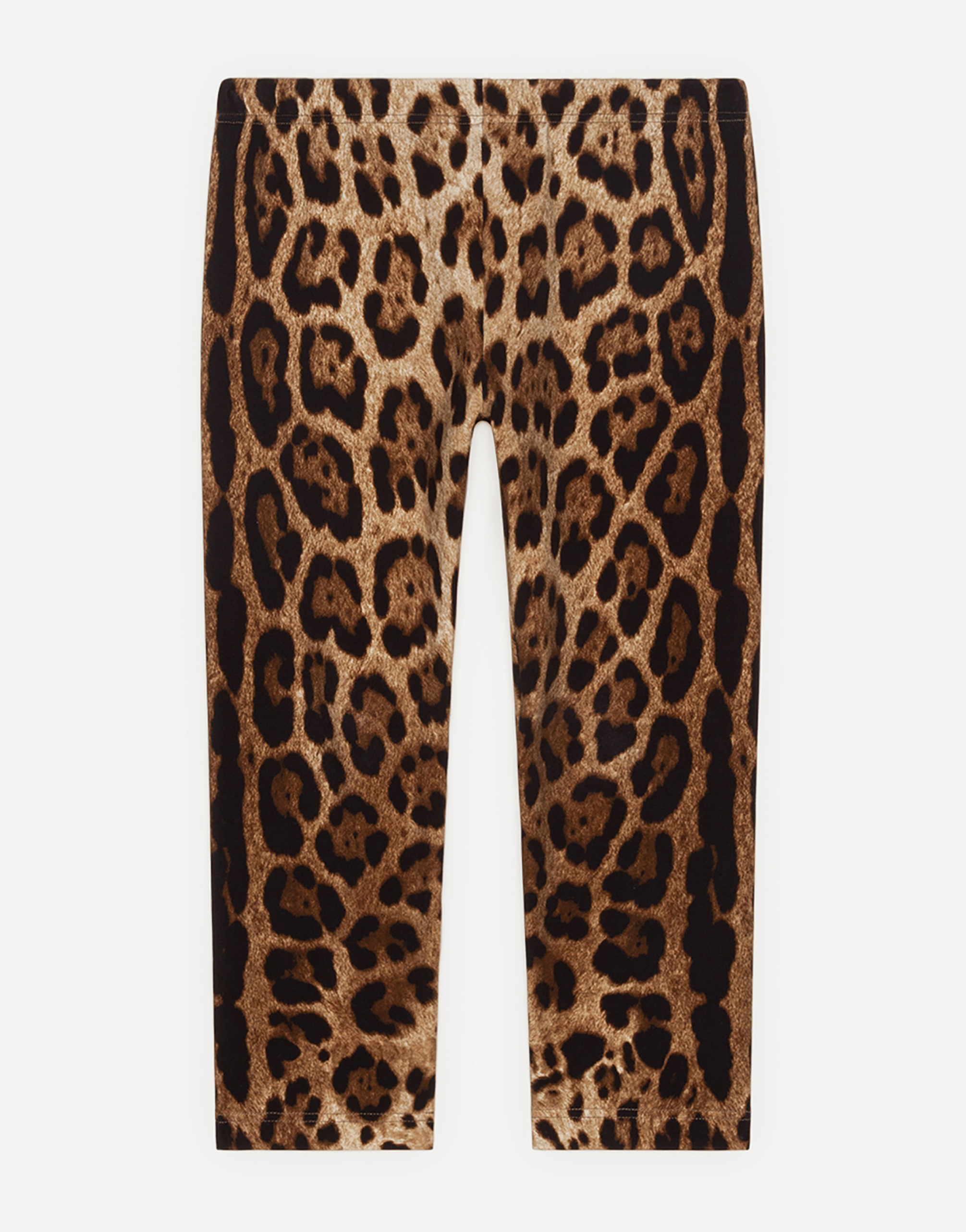 Interlock leggings with leopard print in Multicolor