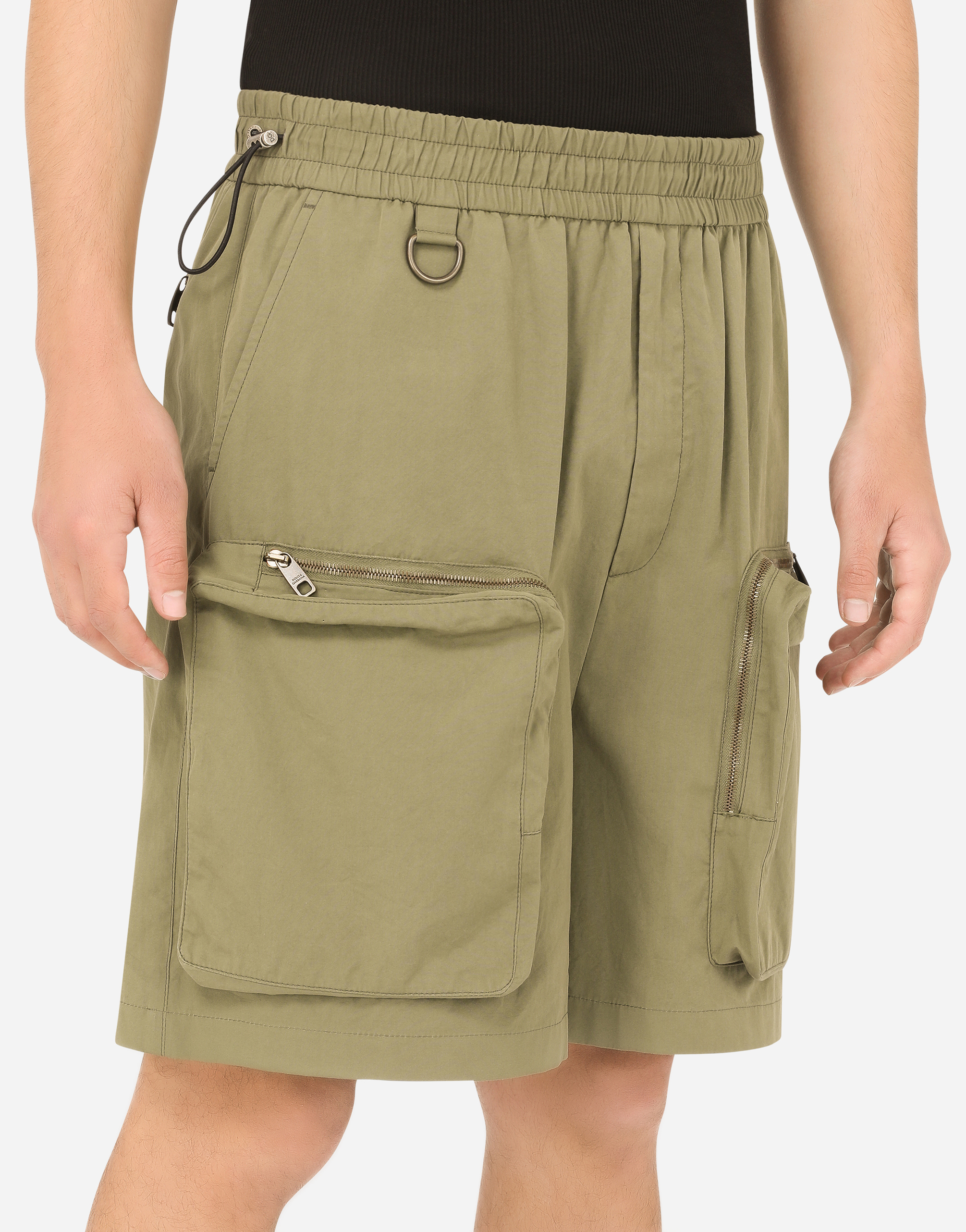 Donna Abbigliamento da uomo Shorts da uomo Shorts cargo multitasche CargoDolce & Gabbana in Cotone di colore Verde 