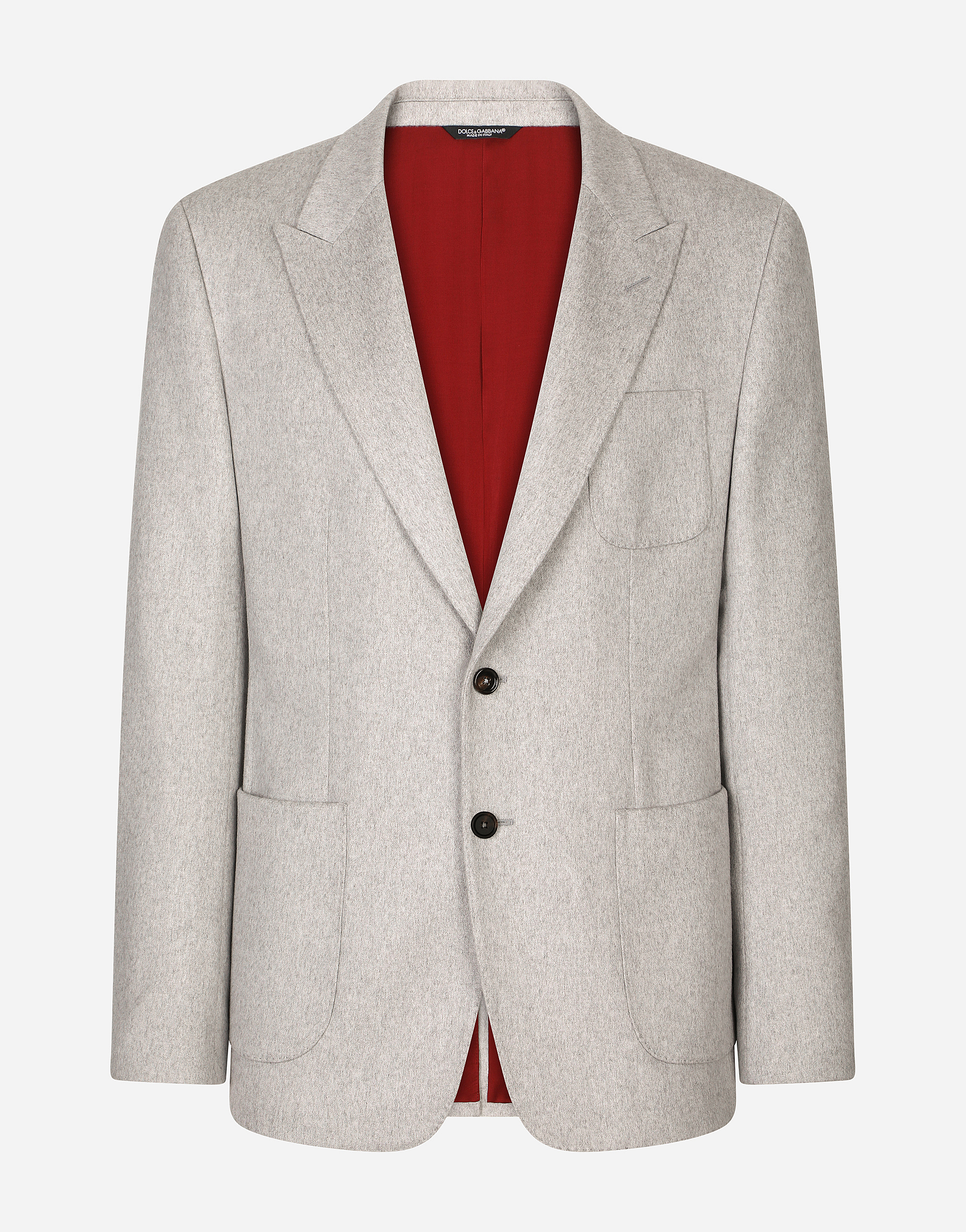 Deconstructed cashmere jacket in Grey