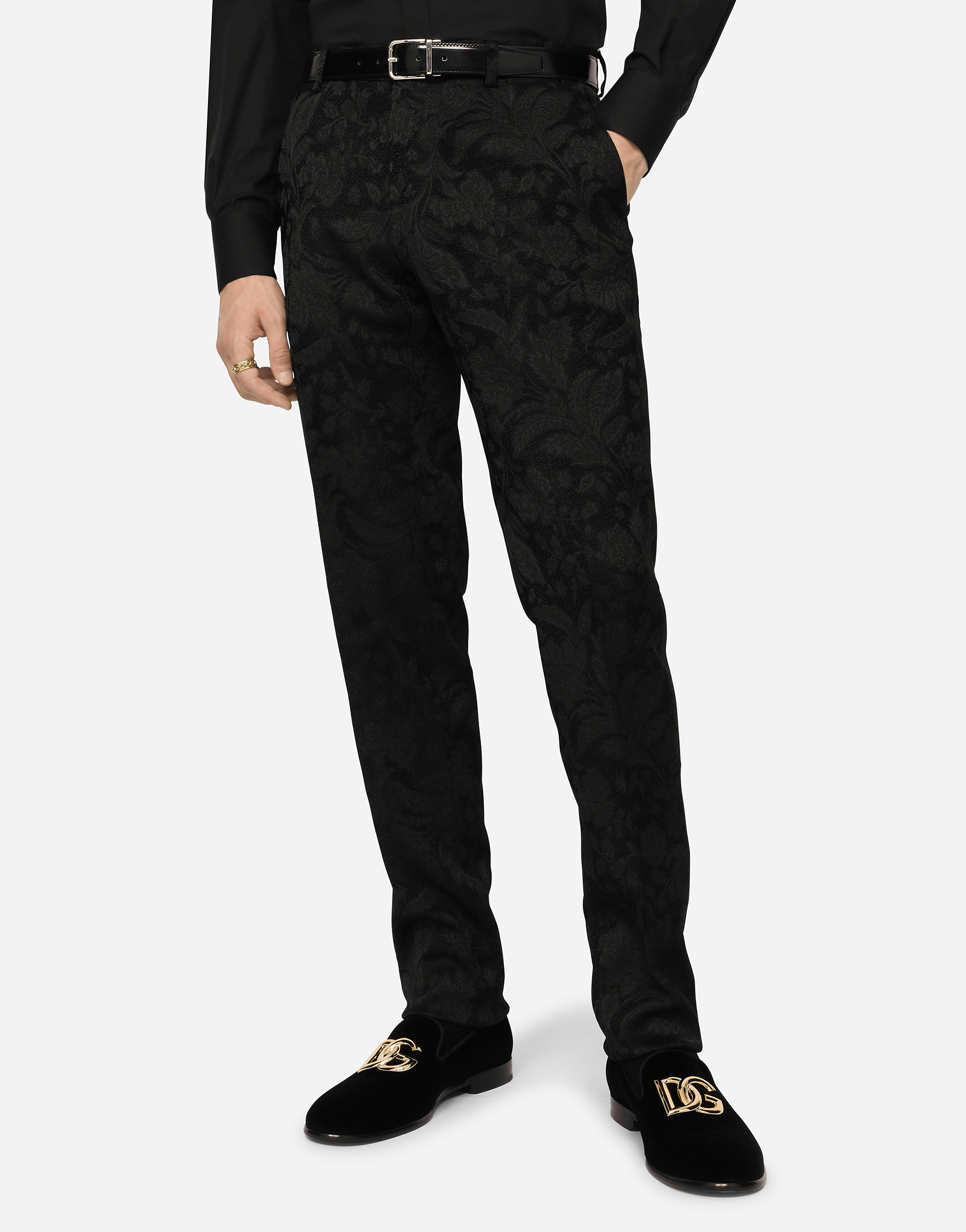 Sicilia-fit tuxedo suit with synthetic rhinestones in Multicolor for Men 