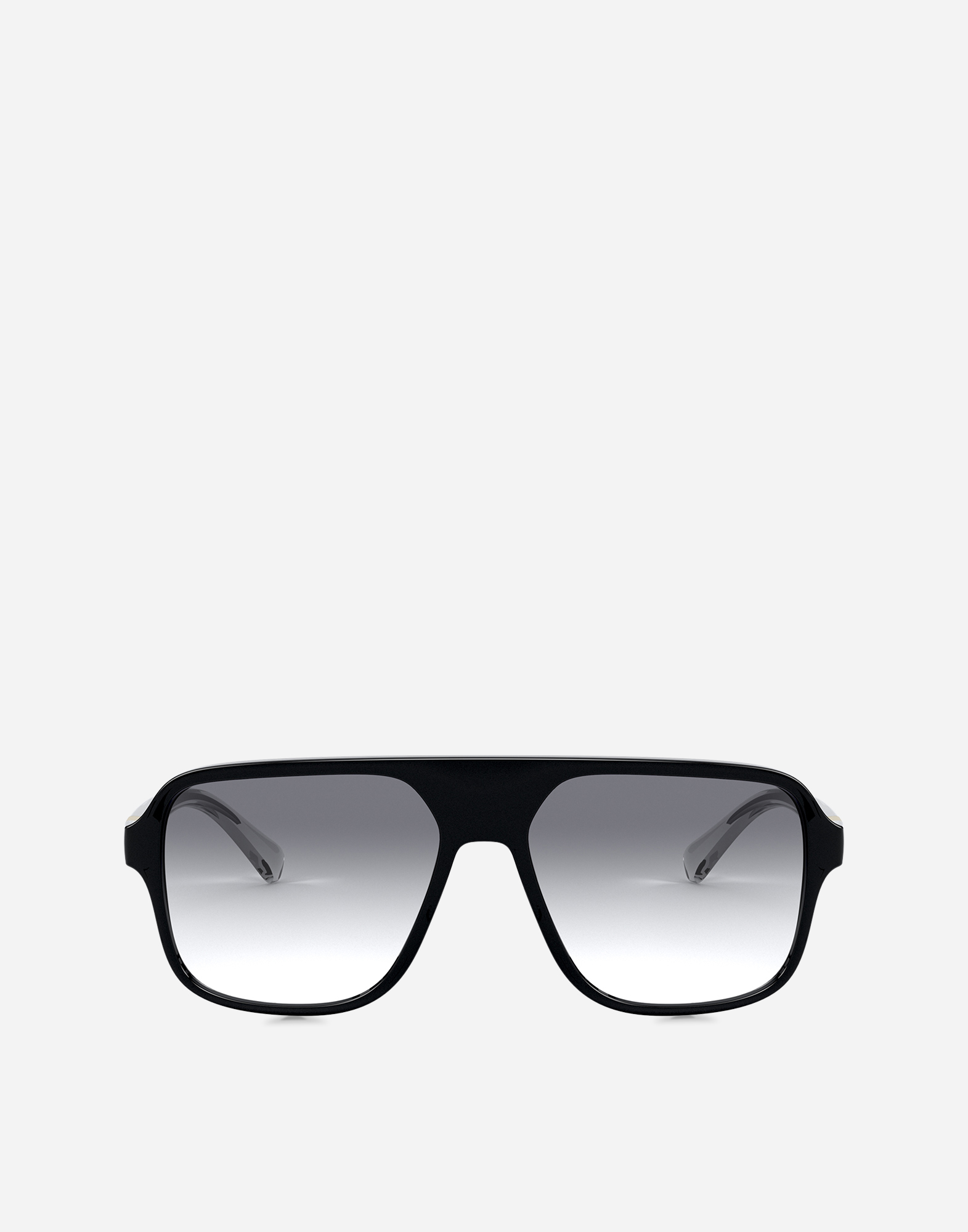 Step injection sunglasses in Black