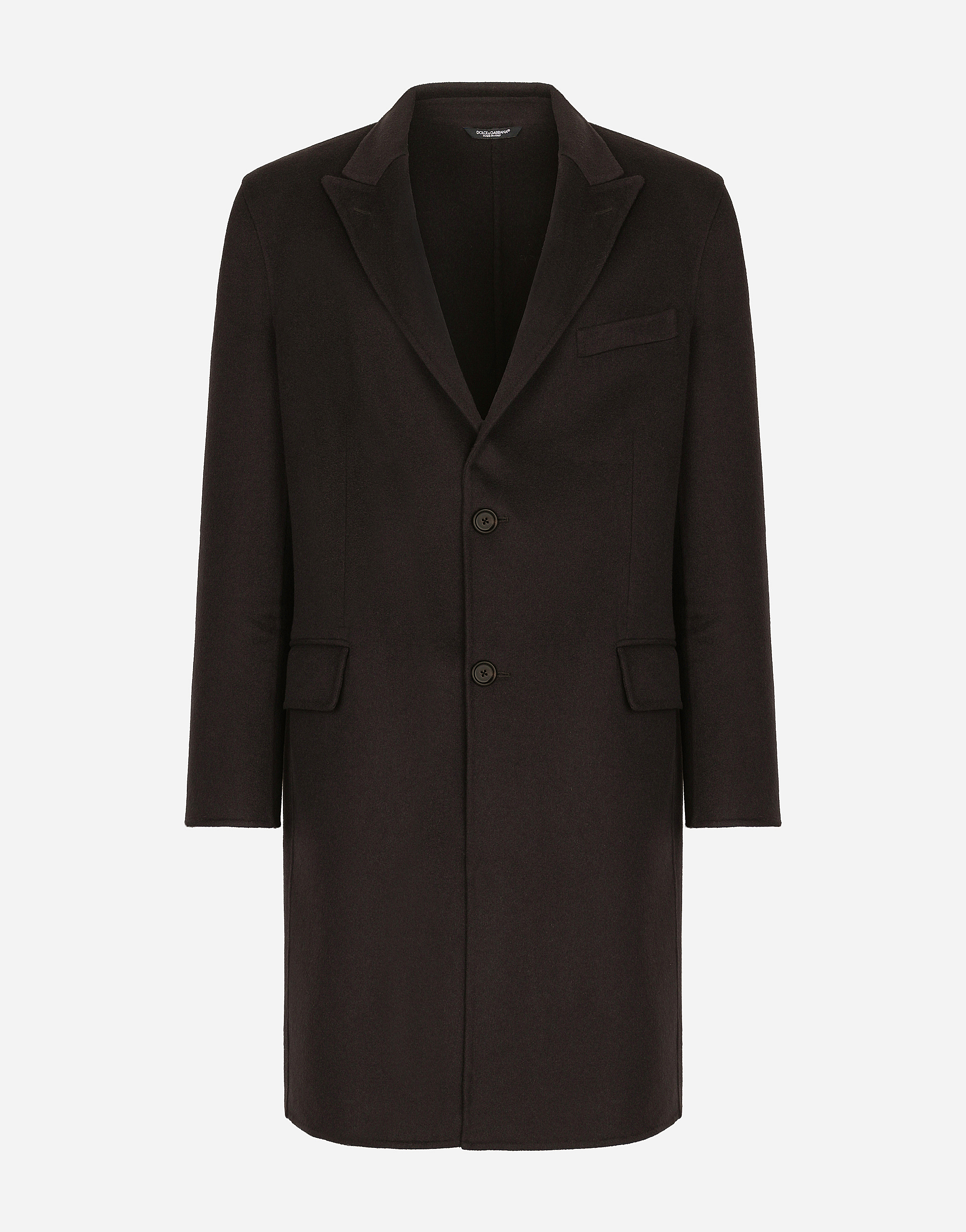 Double cashmere coat in Brown