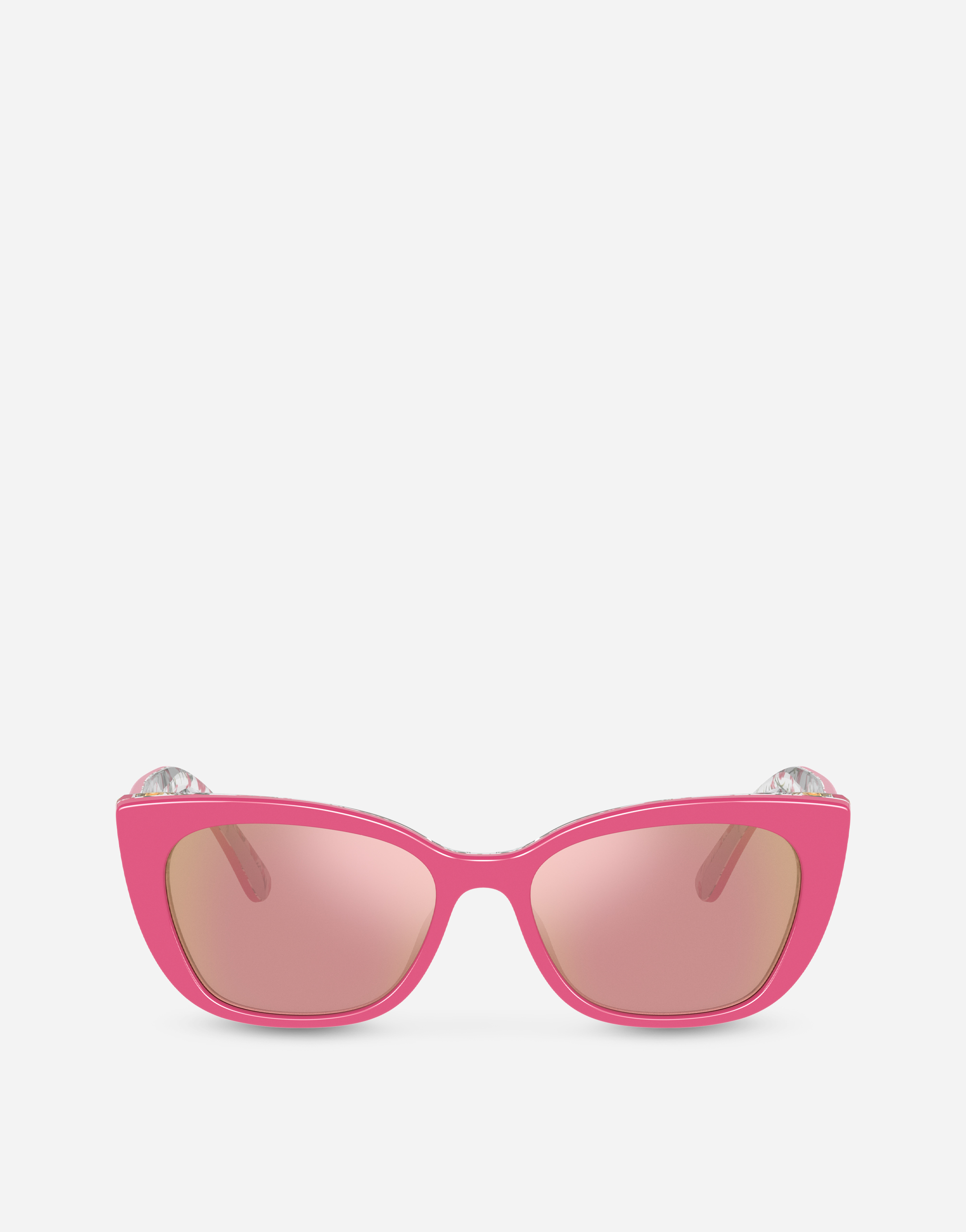 Happy Garden Sunglasses in Pink on flowers print
