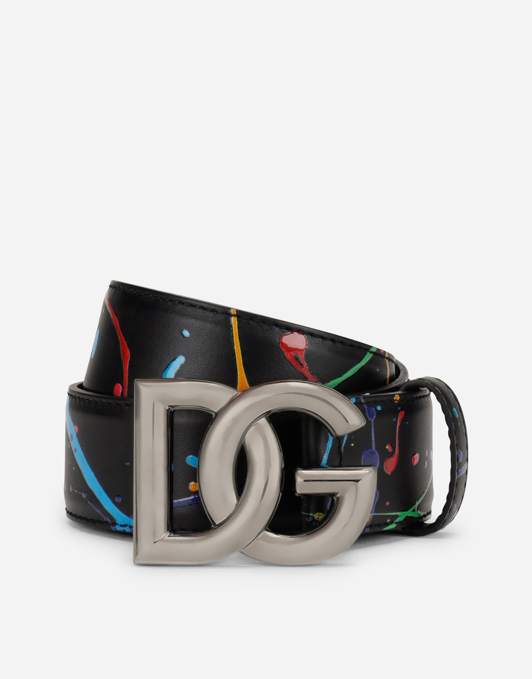 Belt with DG logo buckle in Multicolor