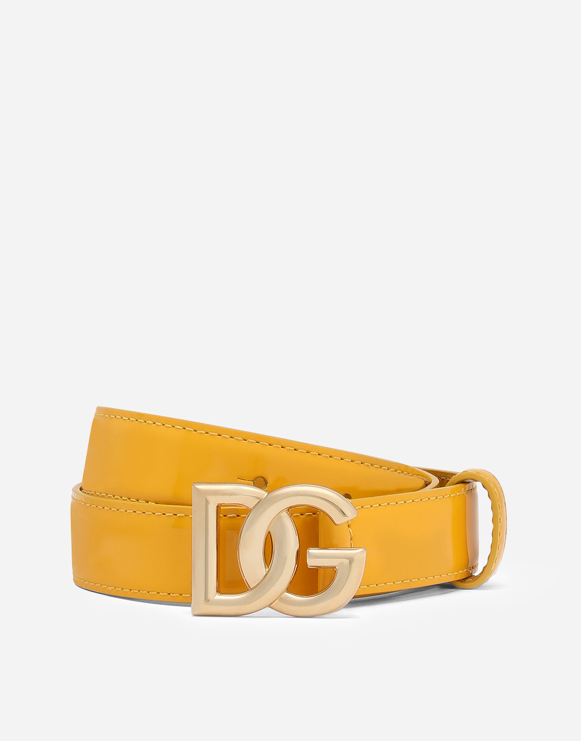 DG logo belt in Yellow