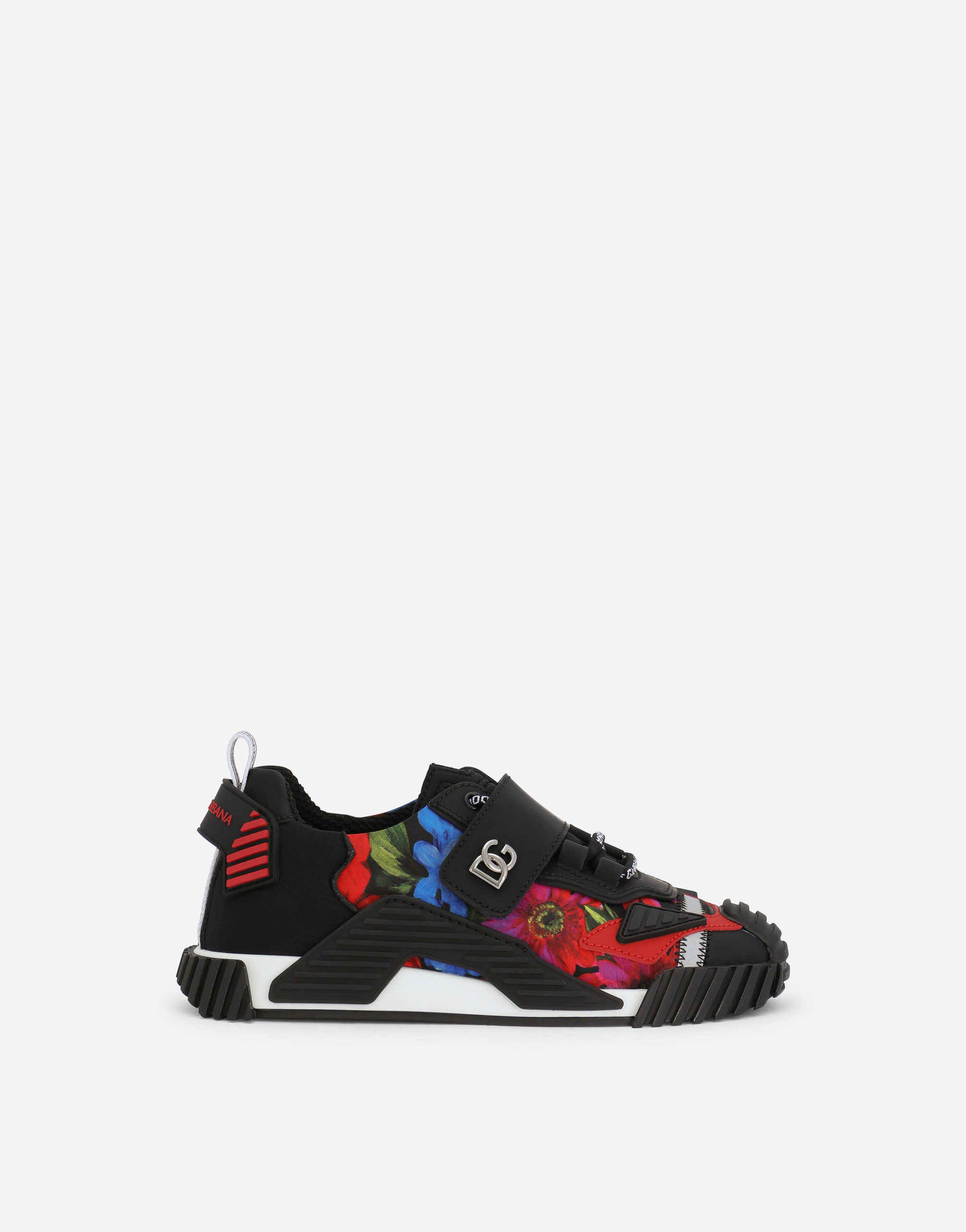 Meadow-print nylon NS1 sneakers in Multicolor