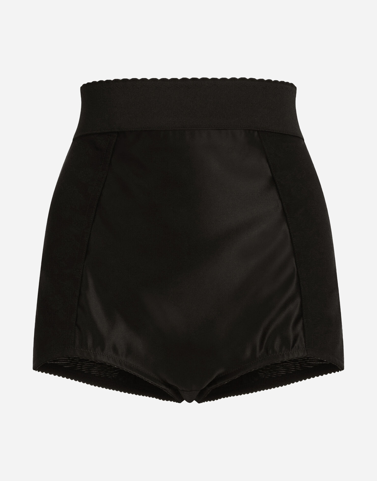 Corset-style culotte in Black