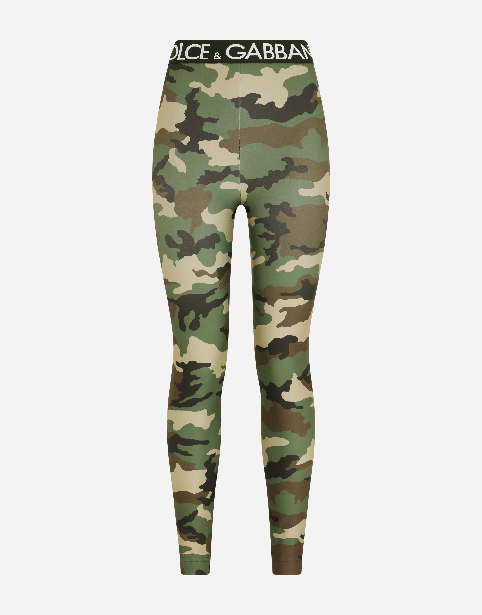 Camouflage-print jersey leggings in Multicolor for Women 