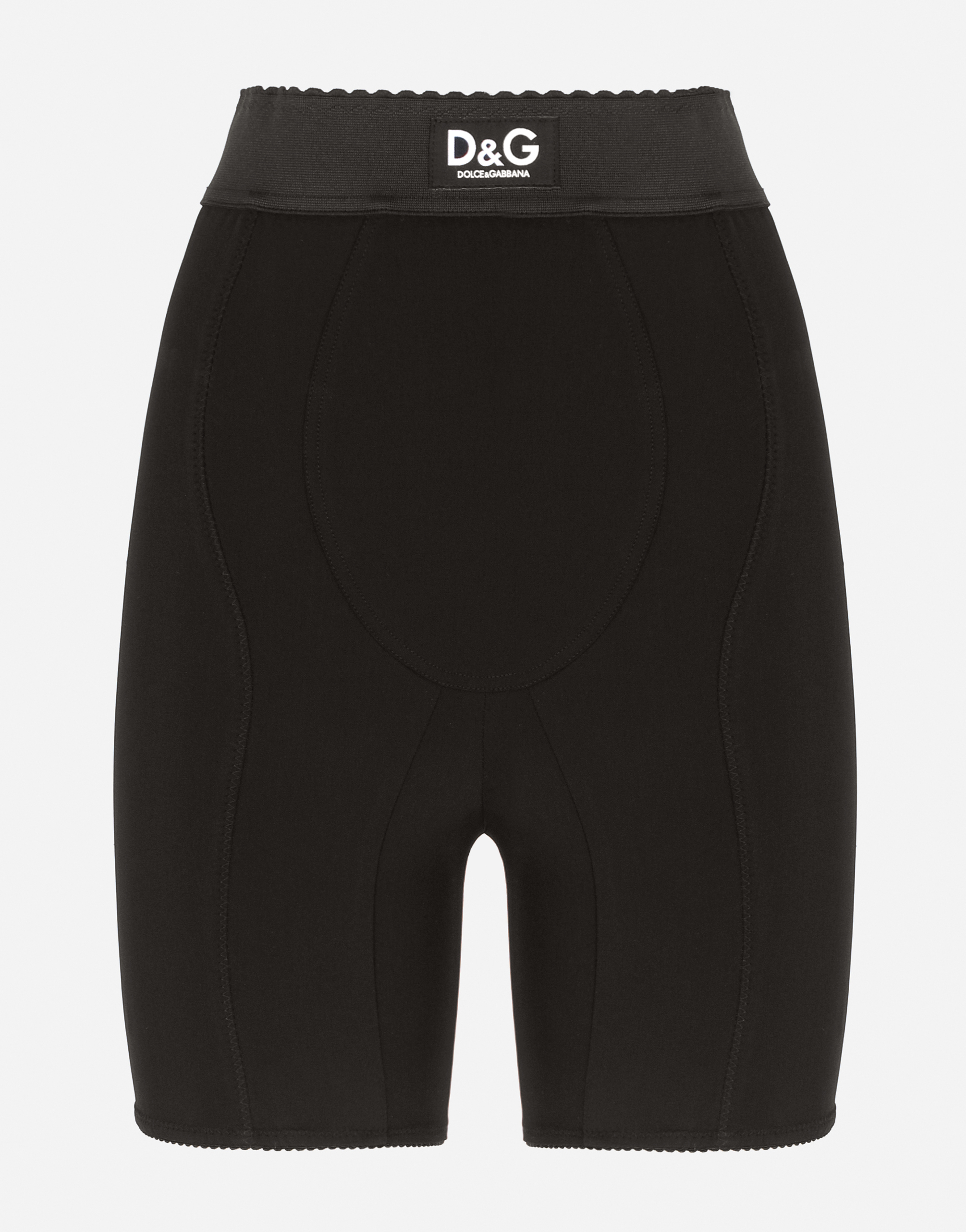 Jersey cycling shorts in Black