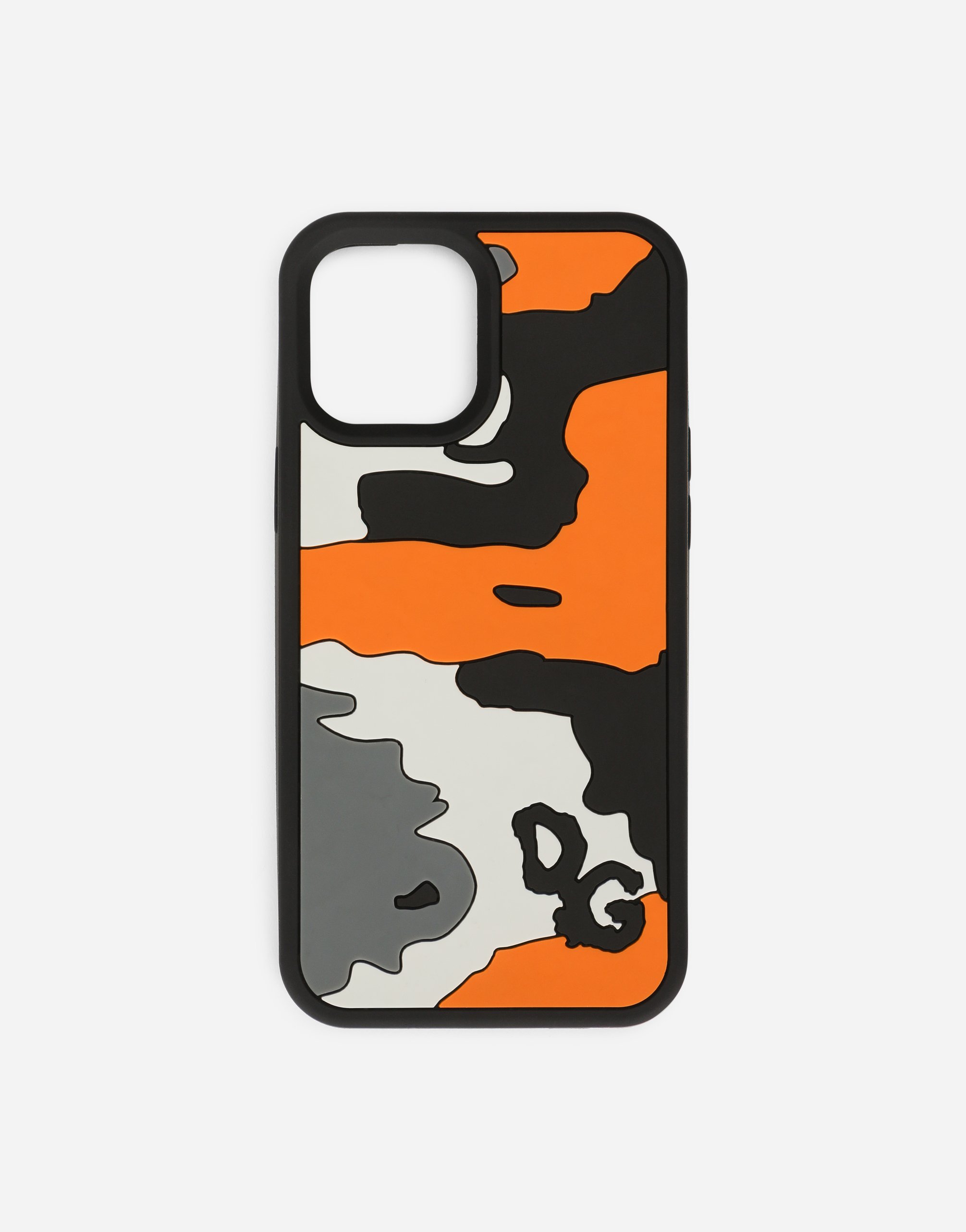 Camouflage rubber iPhone 12 Pro cover in Multicolor
