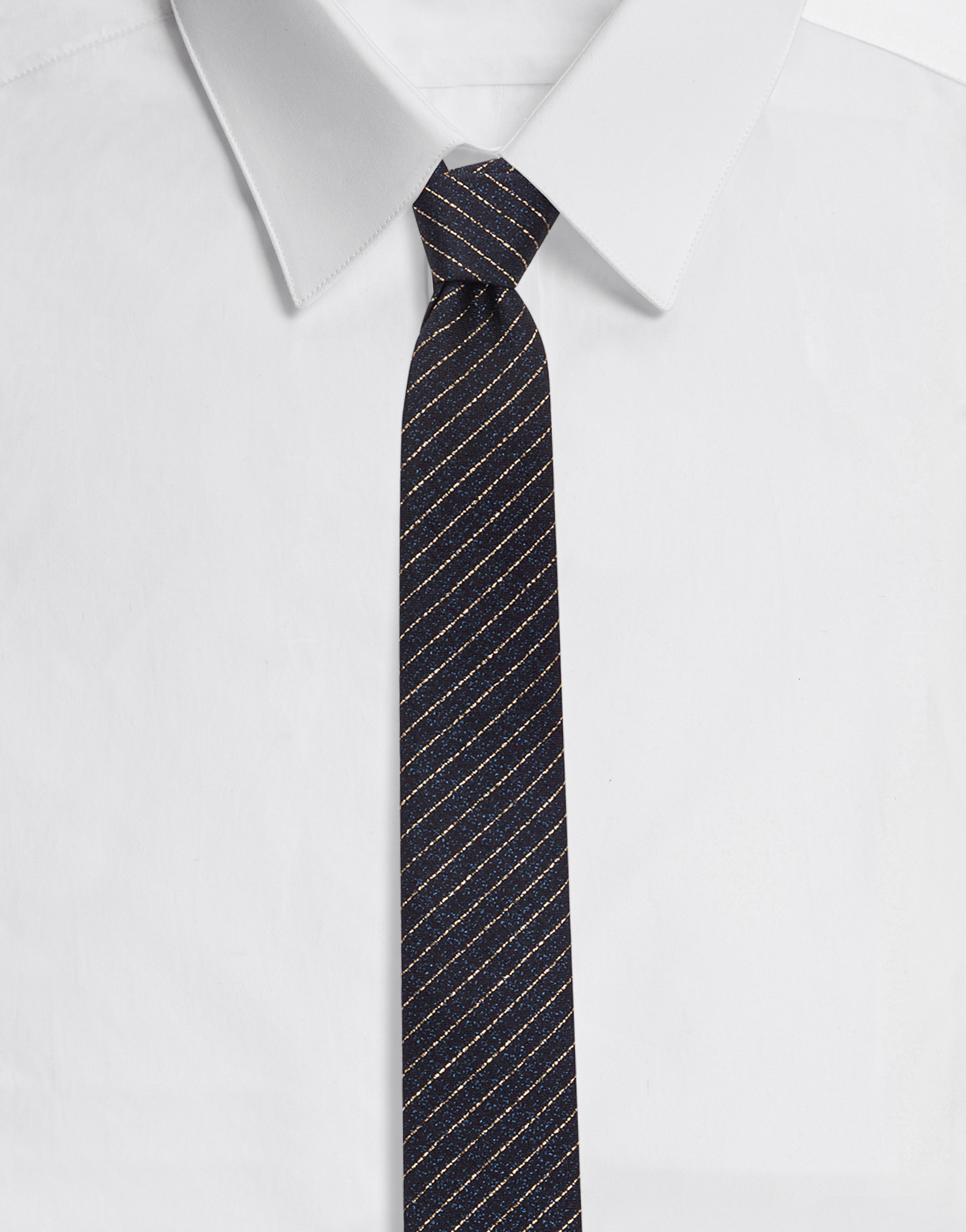 6 cm tie-design silk jacquard blade tie in Multicolor