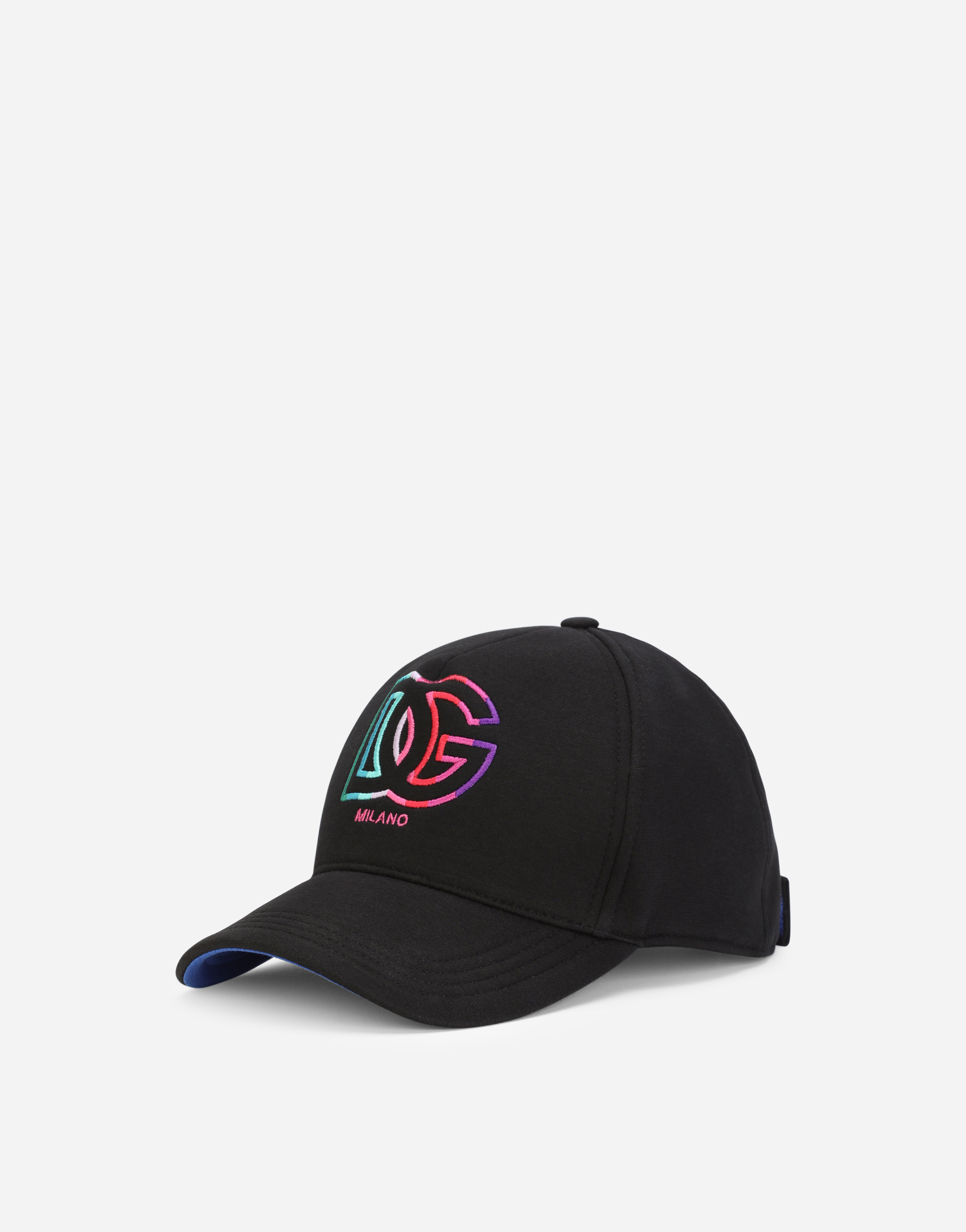 Baseball cap with multi-colored DG embroidery in Multicolor