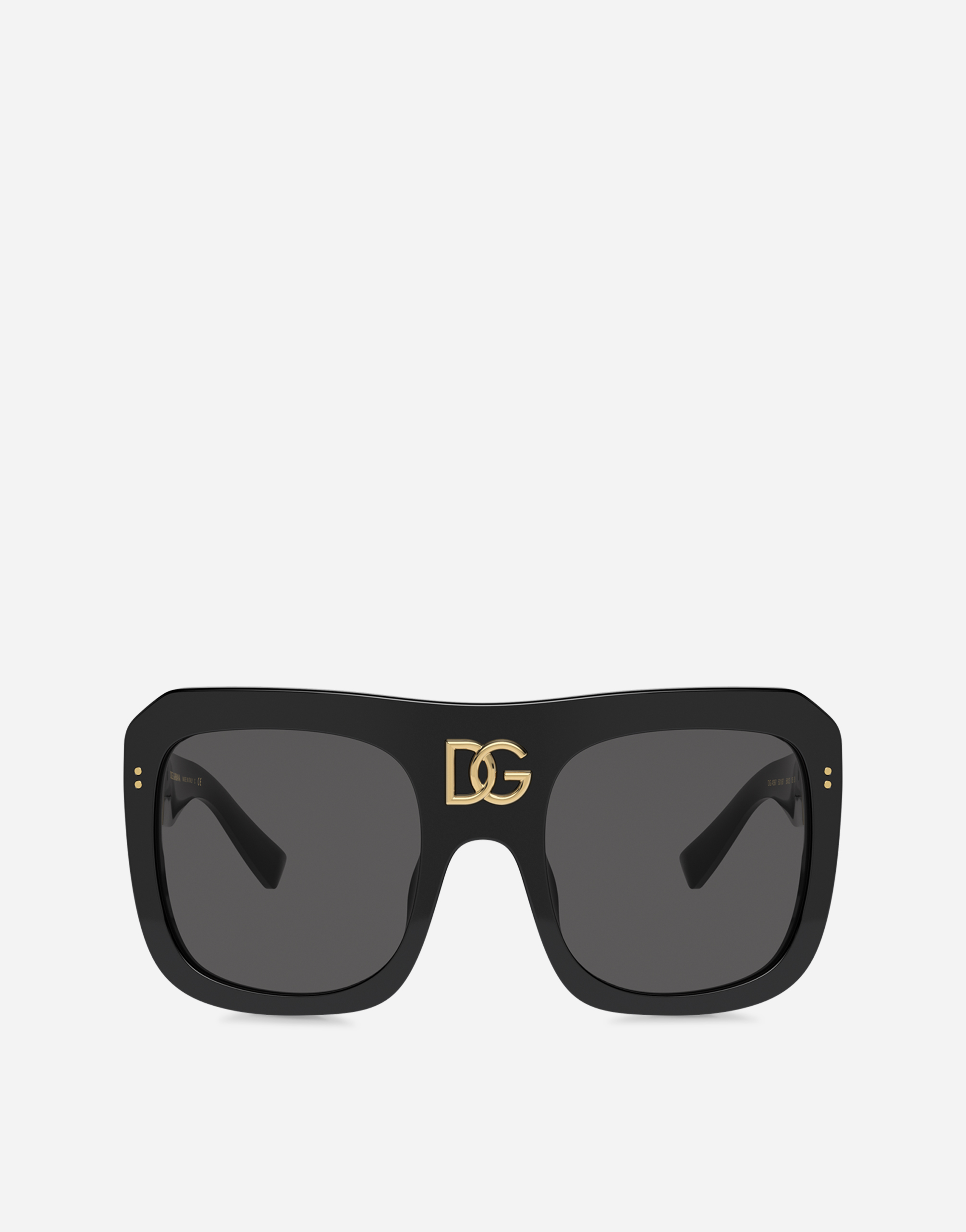 90s sunglasses in Black and Gold