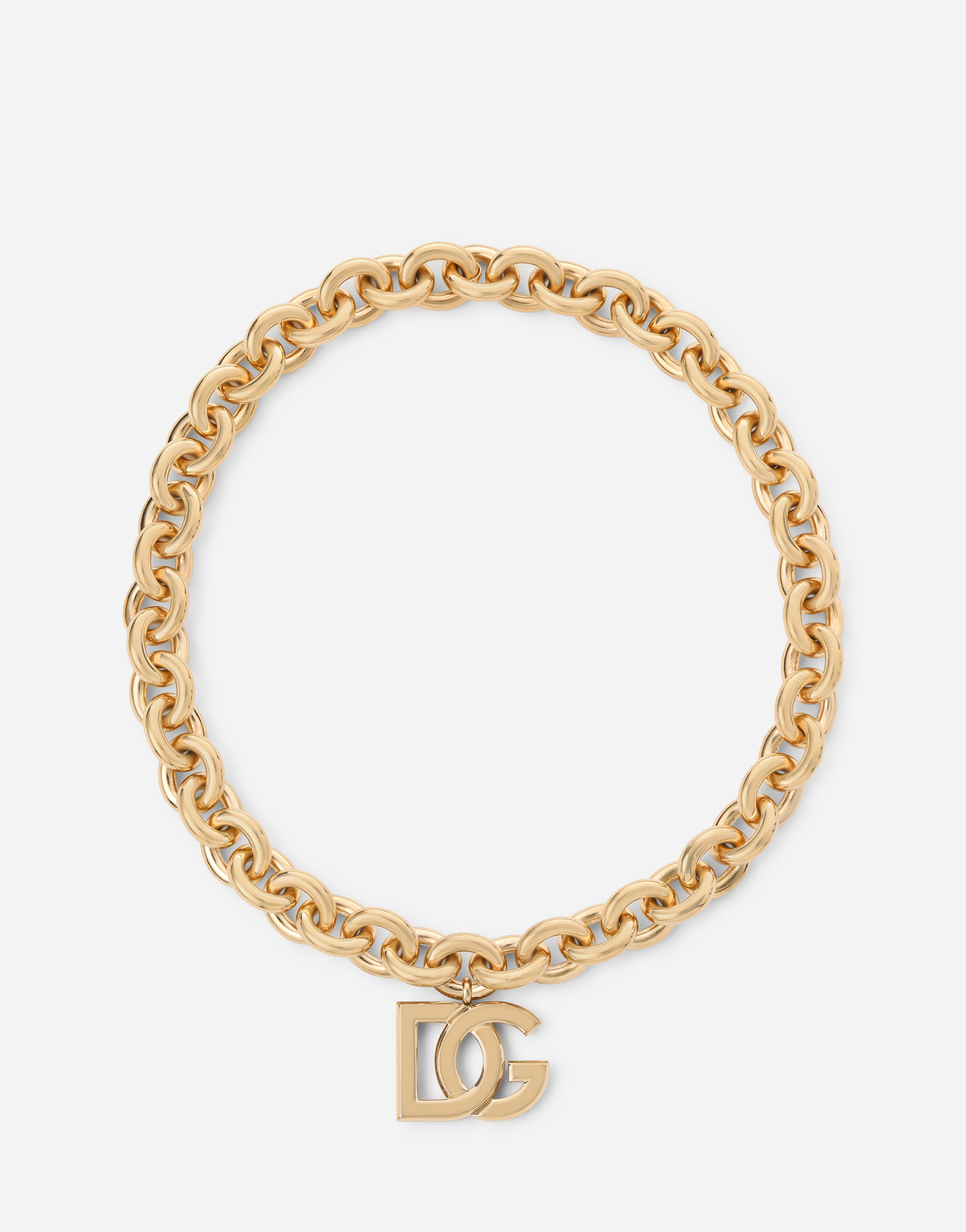 Logo necklace in yellow 18kt gold in Yellow gold