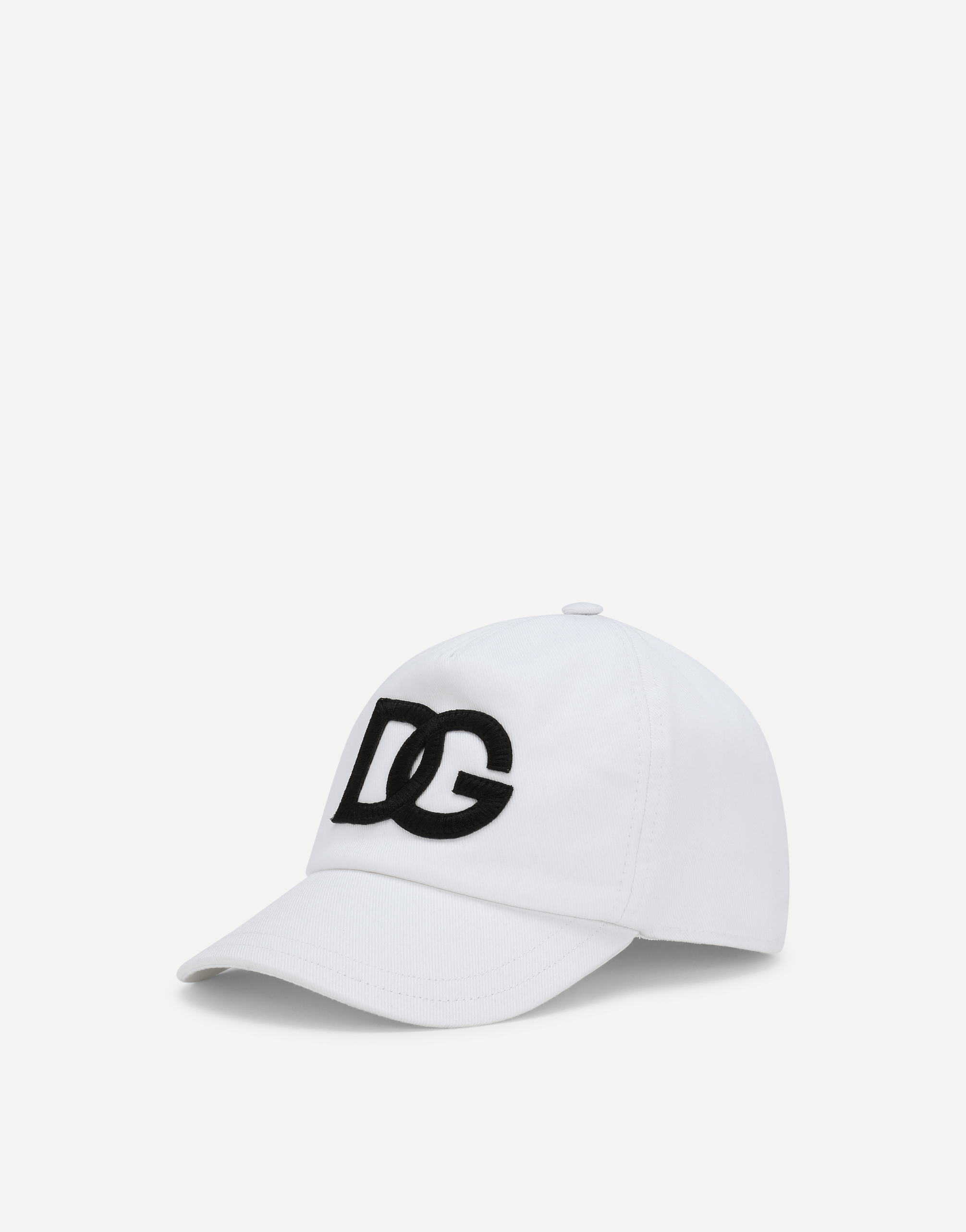 Baseball cap with DG logo patch in White