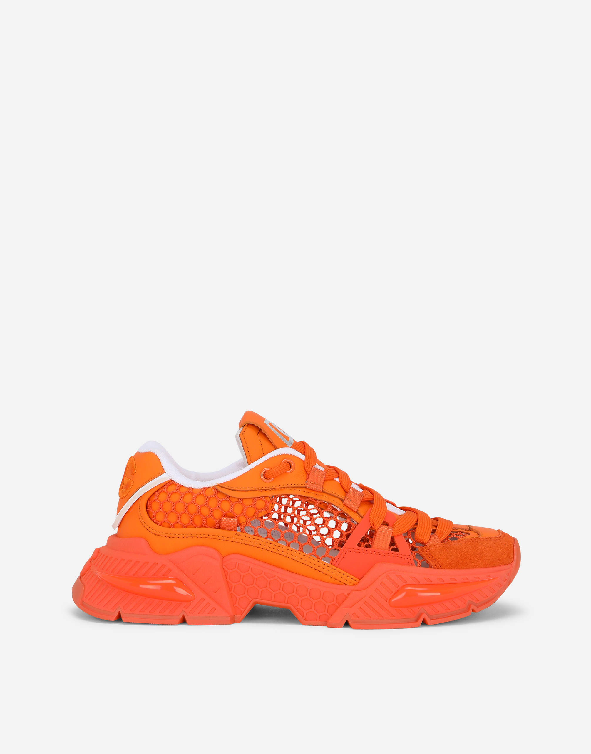 Mixed-material Airmaster sneakers in Orange